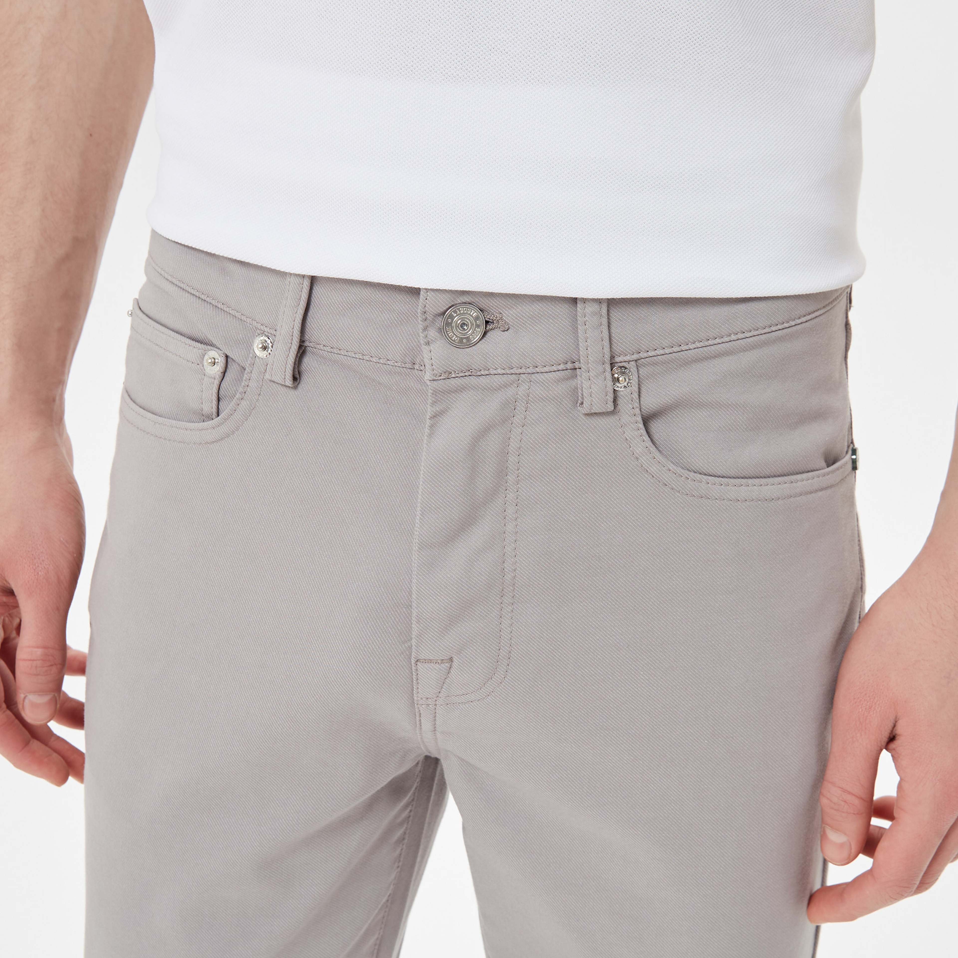 Erkek Slim Fit Gri Pantolon