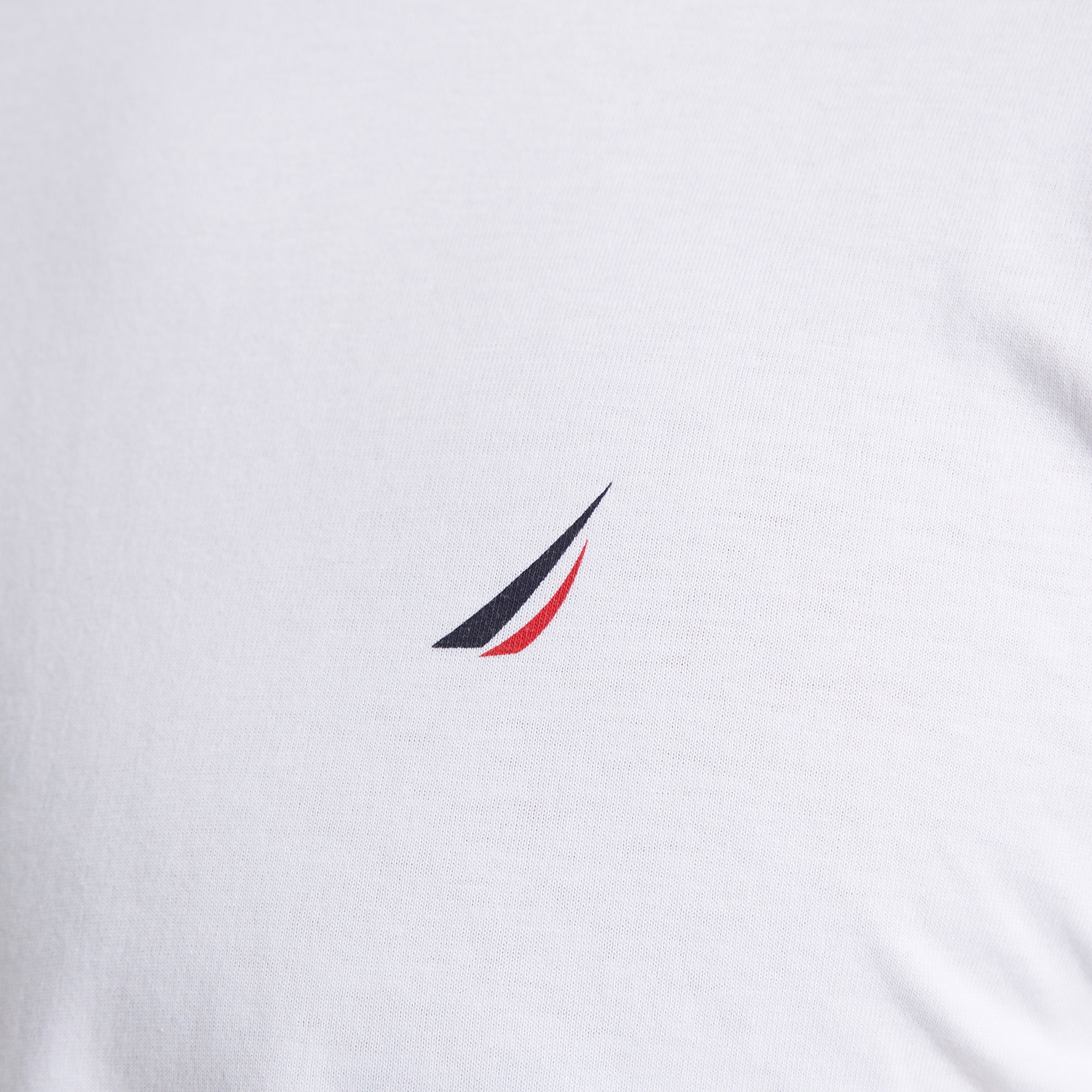 Nautica Erkek Beyaz Standart Fit T-Shirt