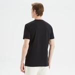 Nautica Erkek Siyah Standart Fit T-Shirt