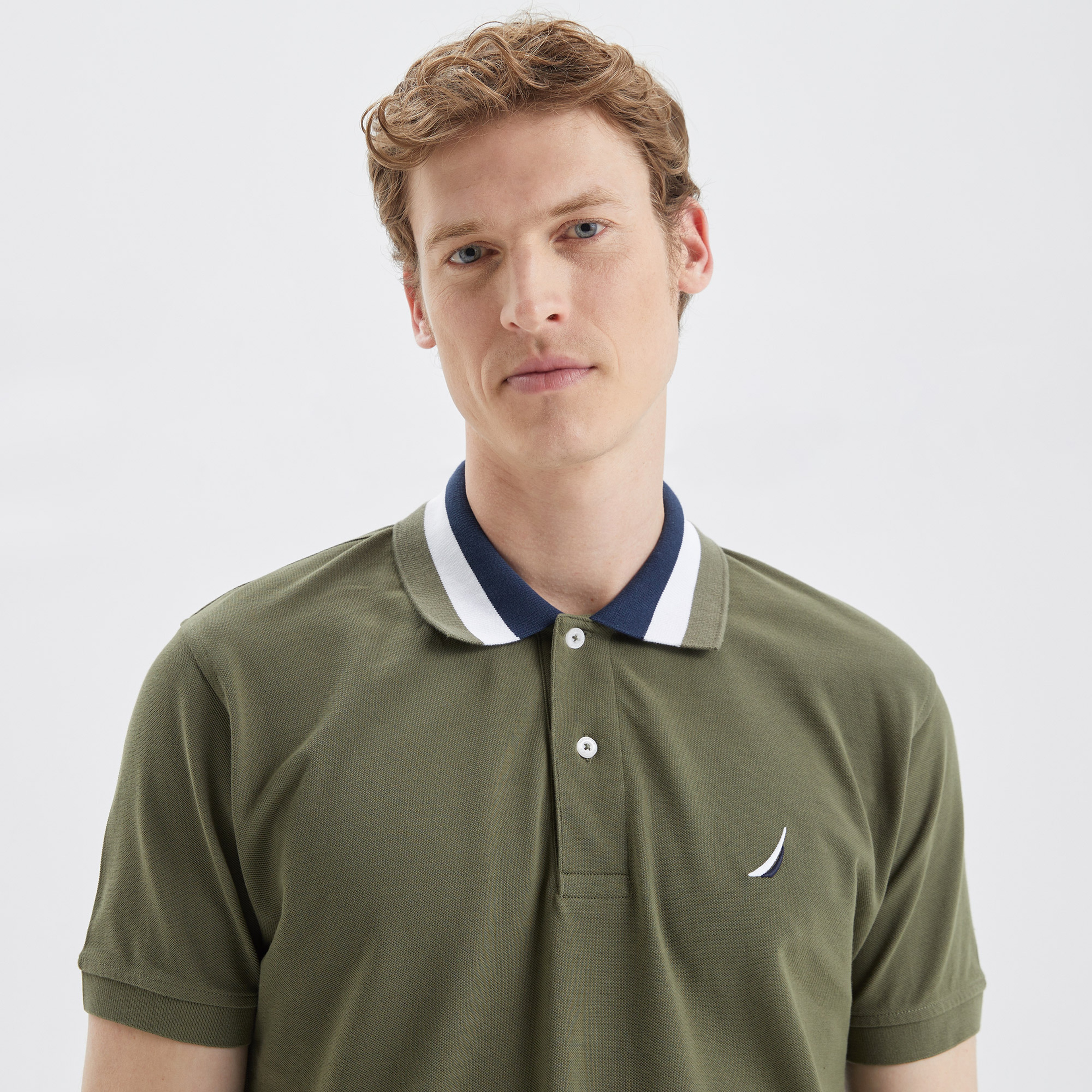 Nautica Erkek Yeşil Classic Fit Kısa Kollu Polo