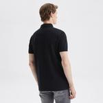 Nautica Erkek Siyah Slim Fit Kısa Kollu Polo Yaka T-Shirt