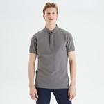 Nautica Erkek Gri Slim Fit Kısa Kollu Polo