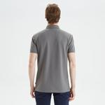 Nautica Erkek Gri Slim Fit Kısa Kollu Polo