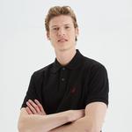 Nautica Erkek Siyah Classic Fit Kısa Kollu Polo