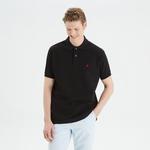 Nautica Erkek Siyah Classic Fit Kısa Kollu Polo