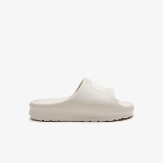 Lacoste Lacoste Croco 2.0 Evo Kadın Bej Terlik Sandalet & Terlik | Occasion Bej - 2. görsel