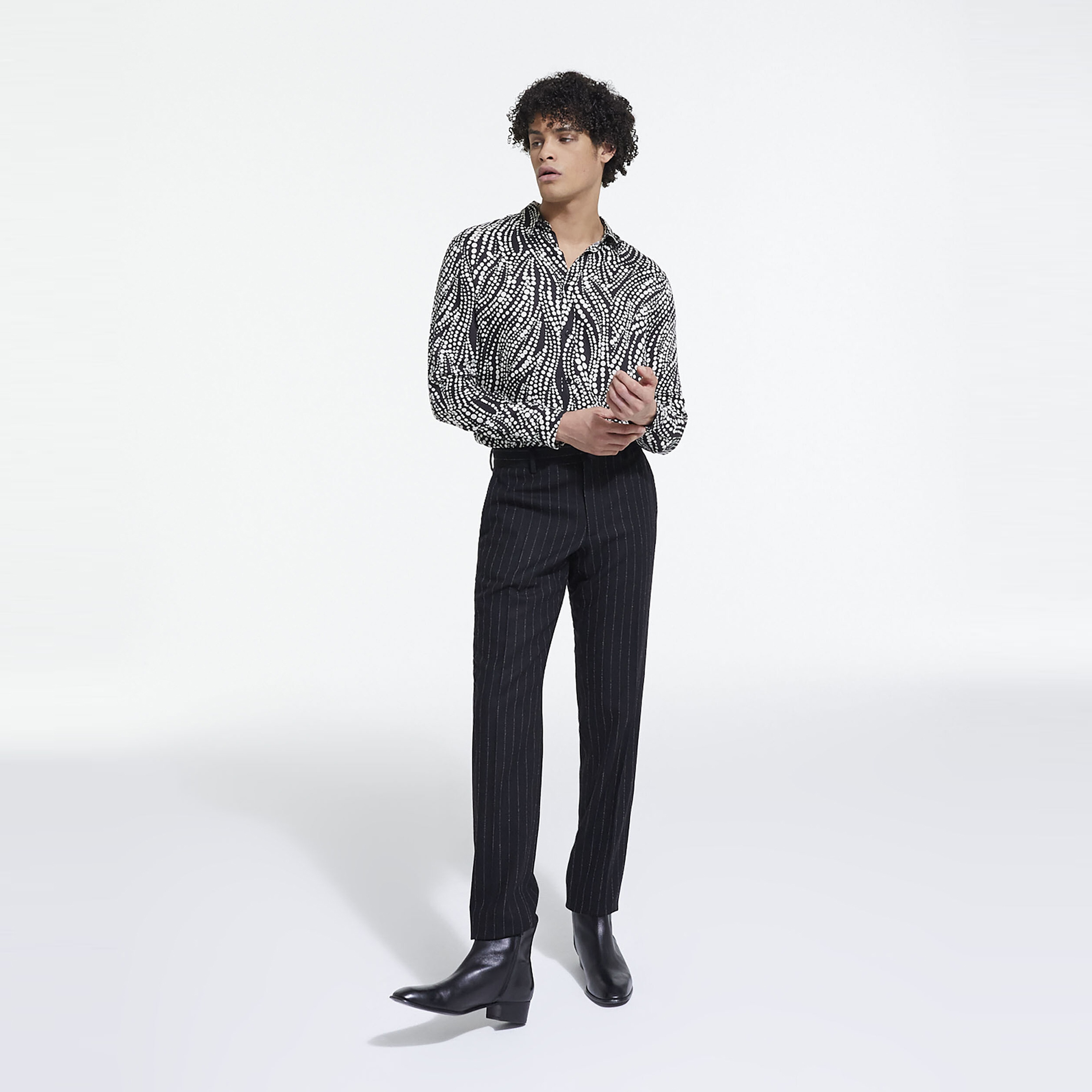 ERKEK SİYAH GÖMLEK