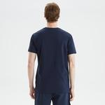 Nautica Erkek Lacivert Standart Fit T-Shirt
