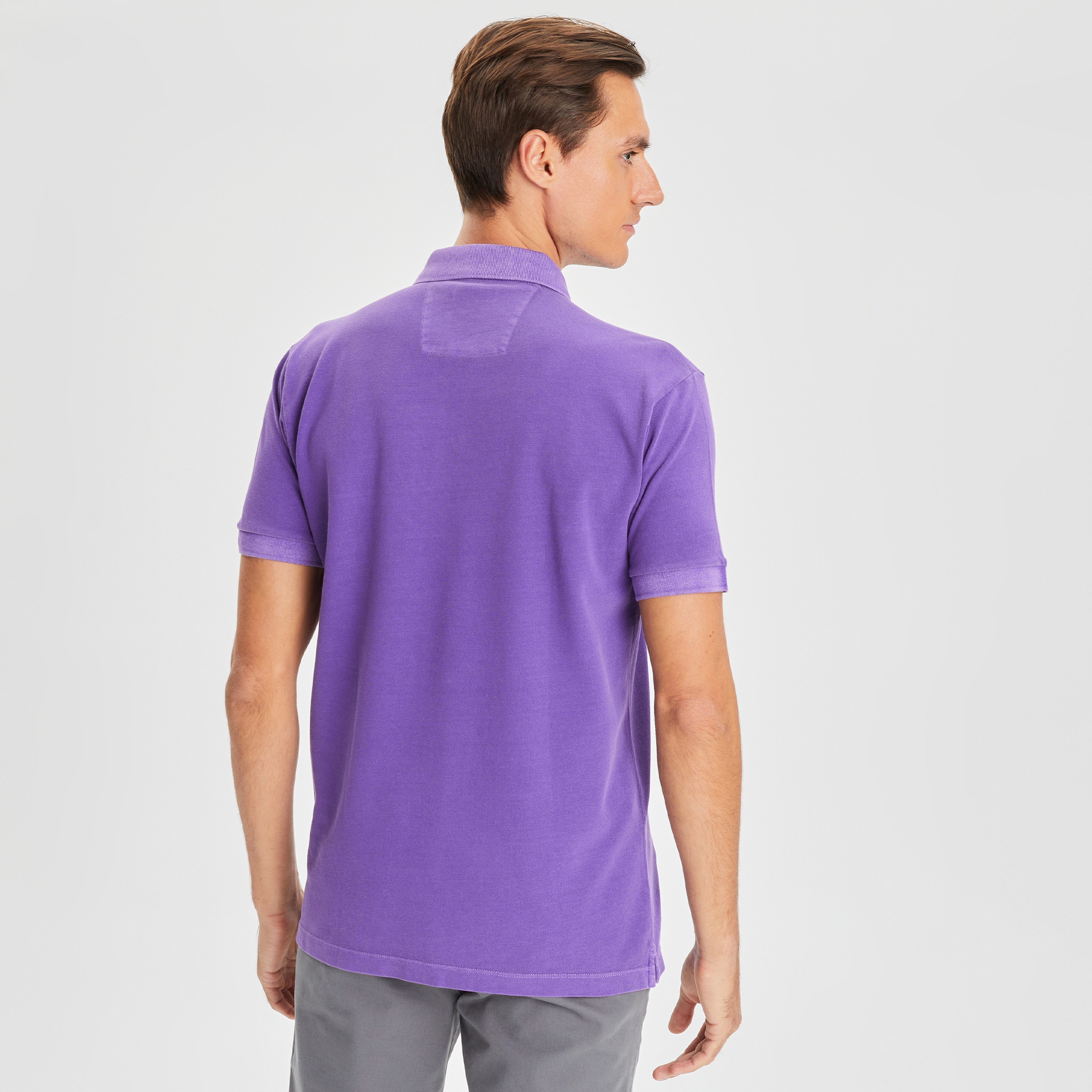 Nautica Erkek Classic Fit Mor Polo