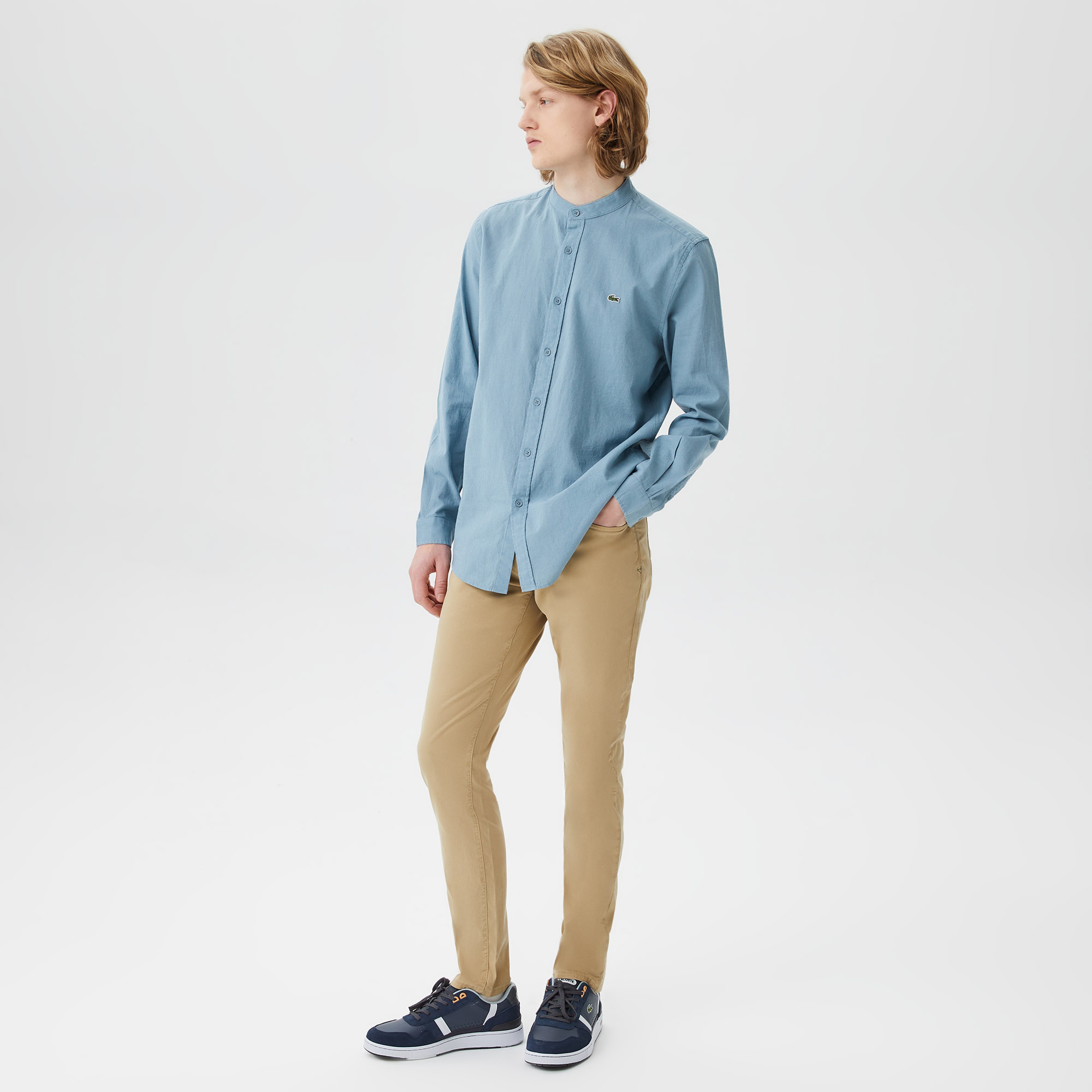 Lacoste Erkek Slim Fit Bej Pantolon