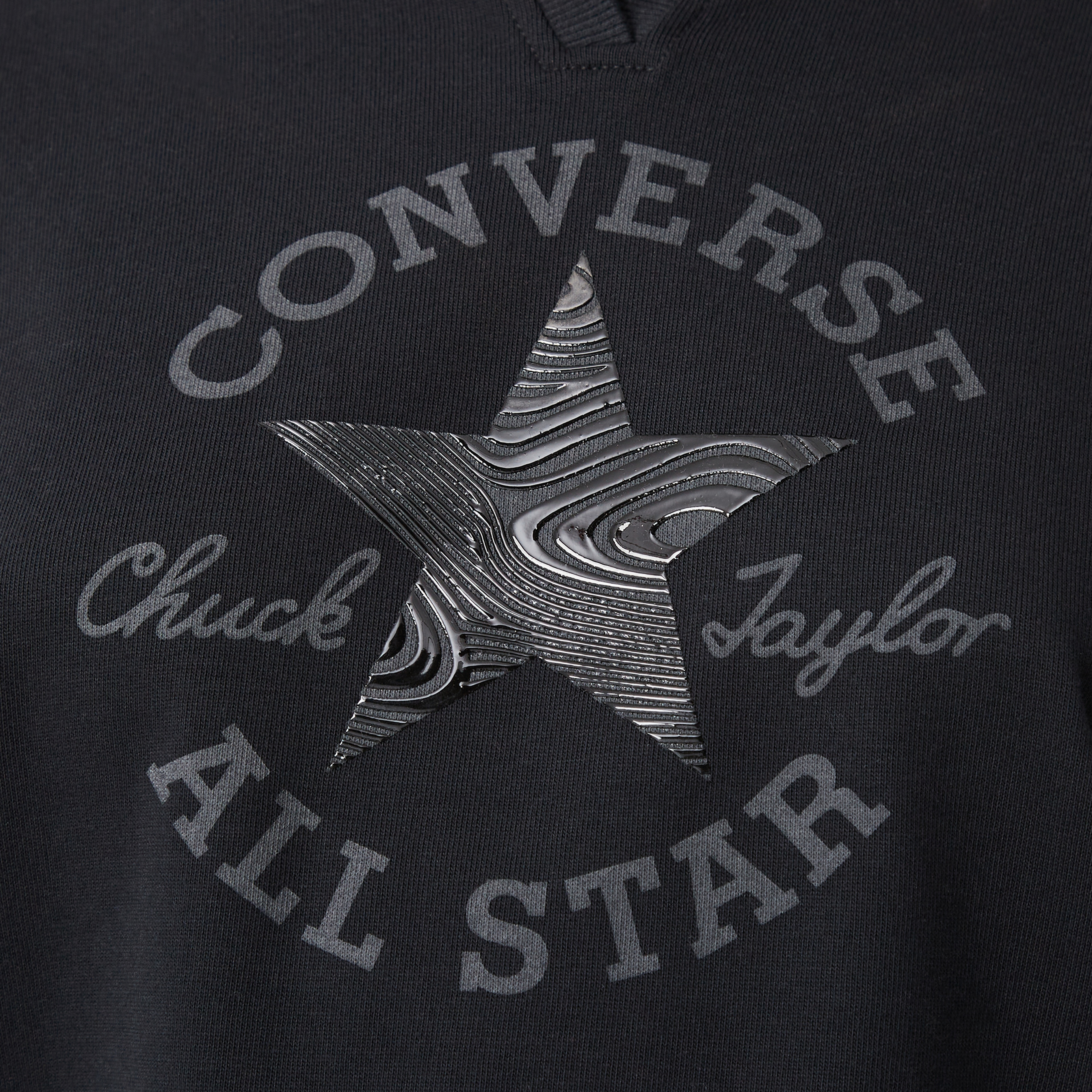 Converse Chuck Taylor Patch Crew Kadın Siyah Sweatshirt
