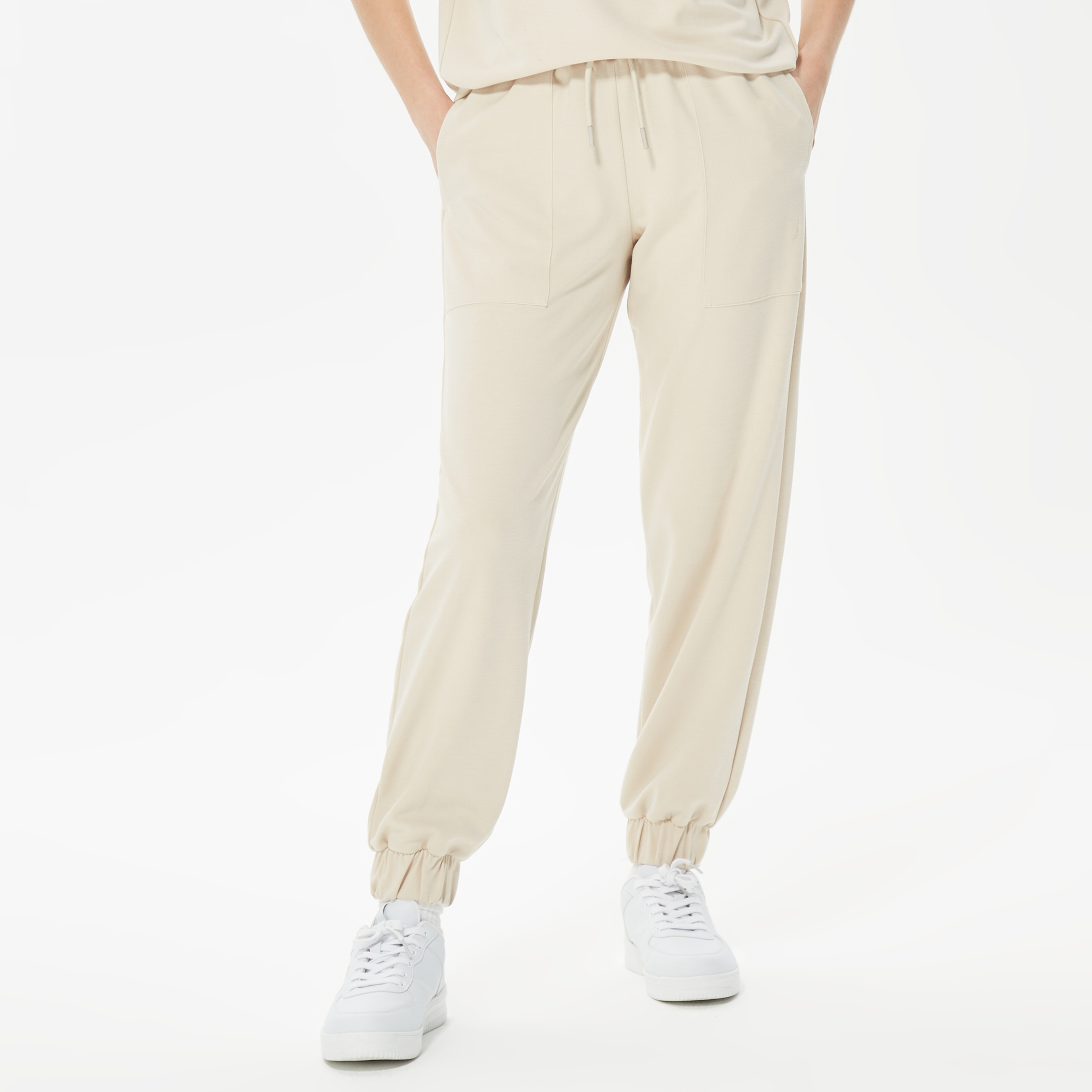 Nautica Kadın Bej Oversize Eşofman Altı