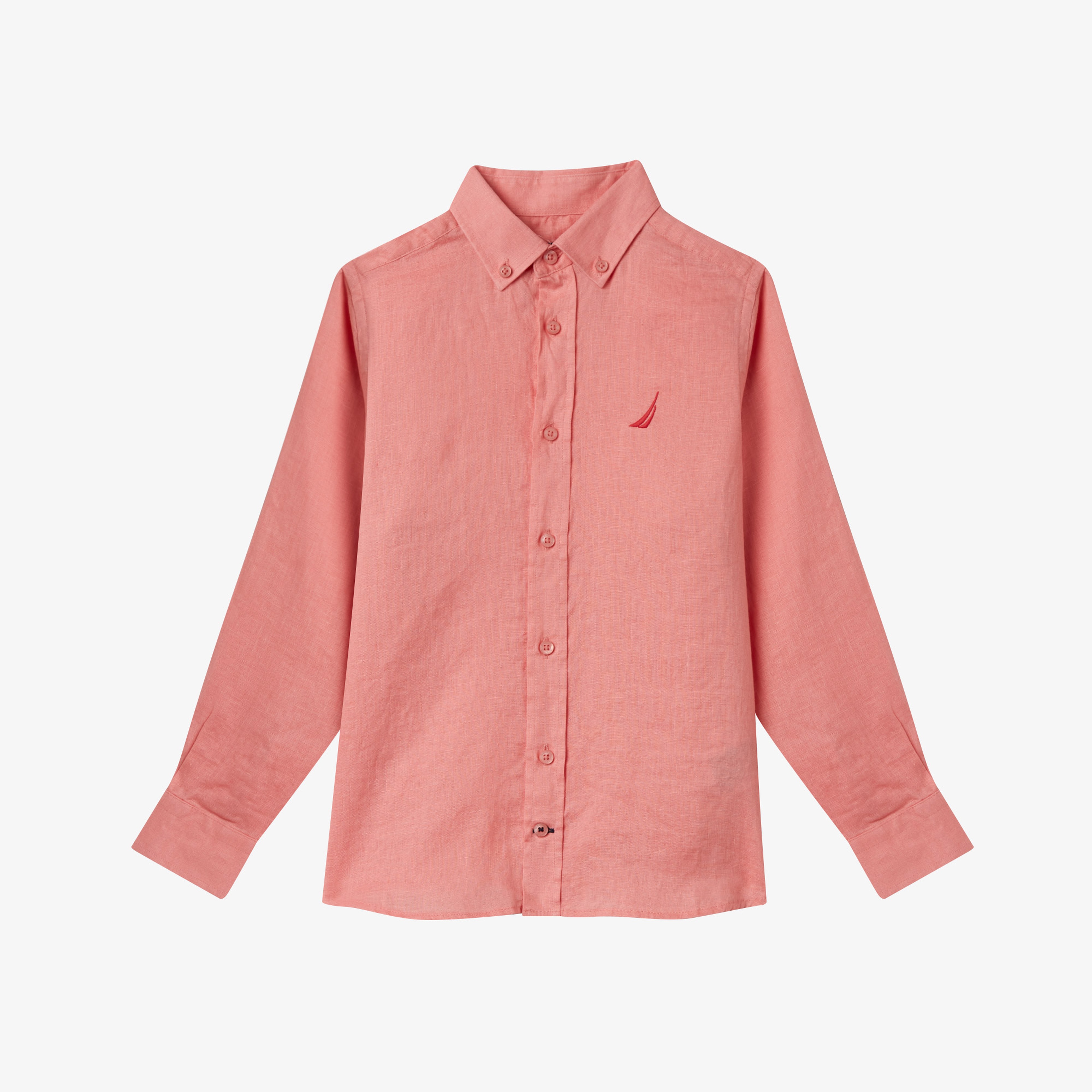 Nautica Erkek Çocuk Pembe Standart Fit Gömlek