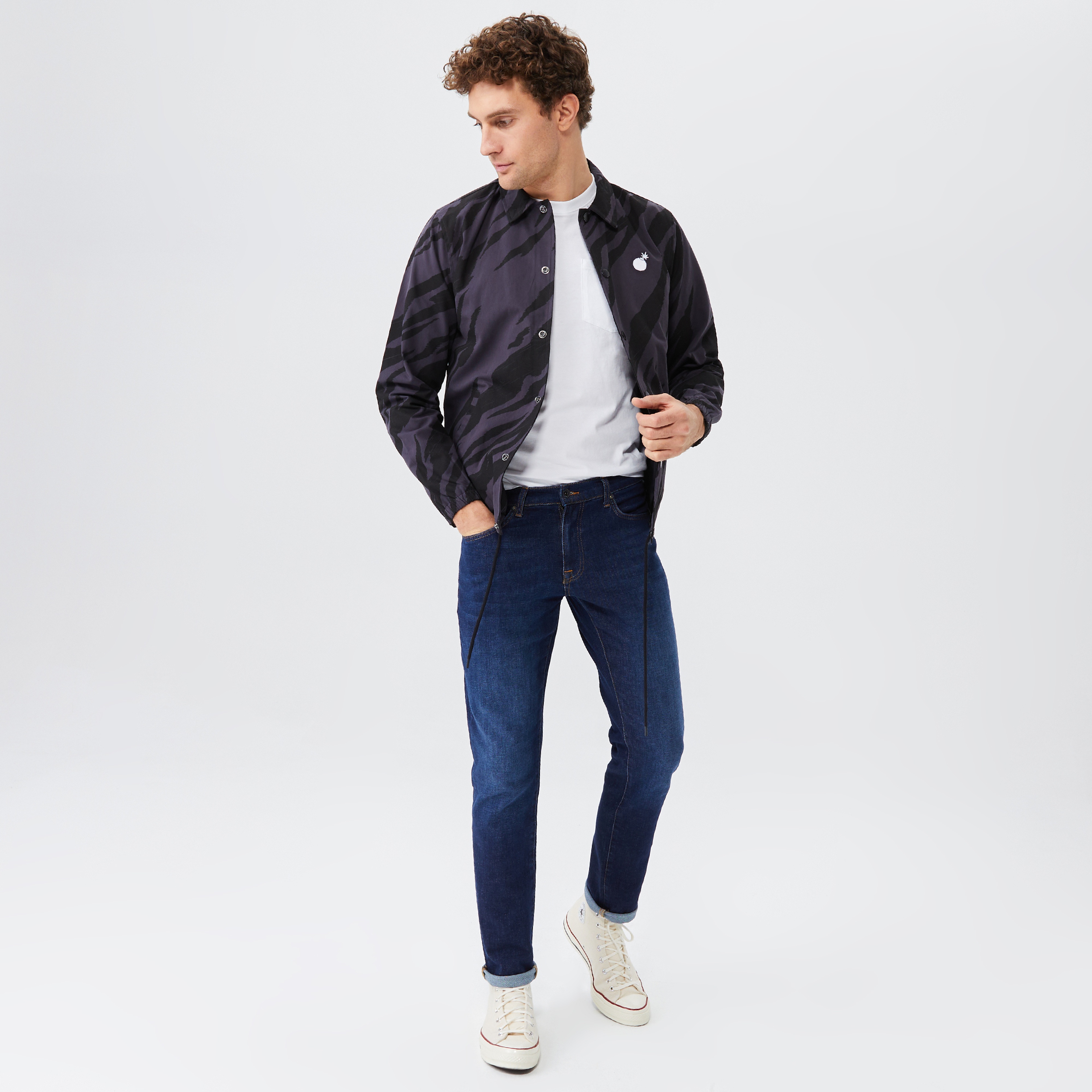 The Hundreds Wicked Coach Erkek Siyah Ceket