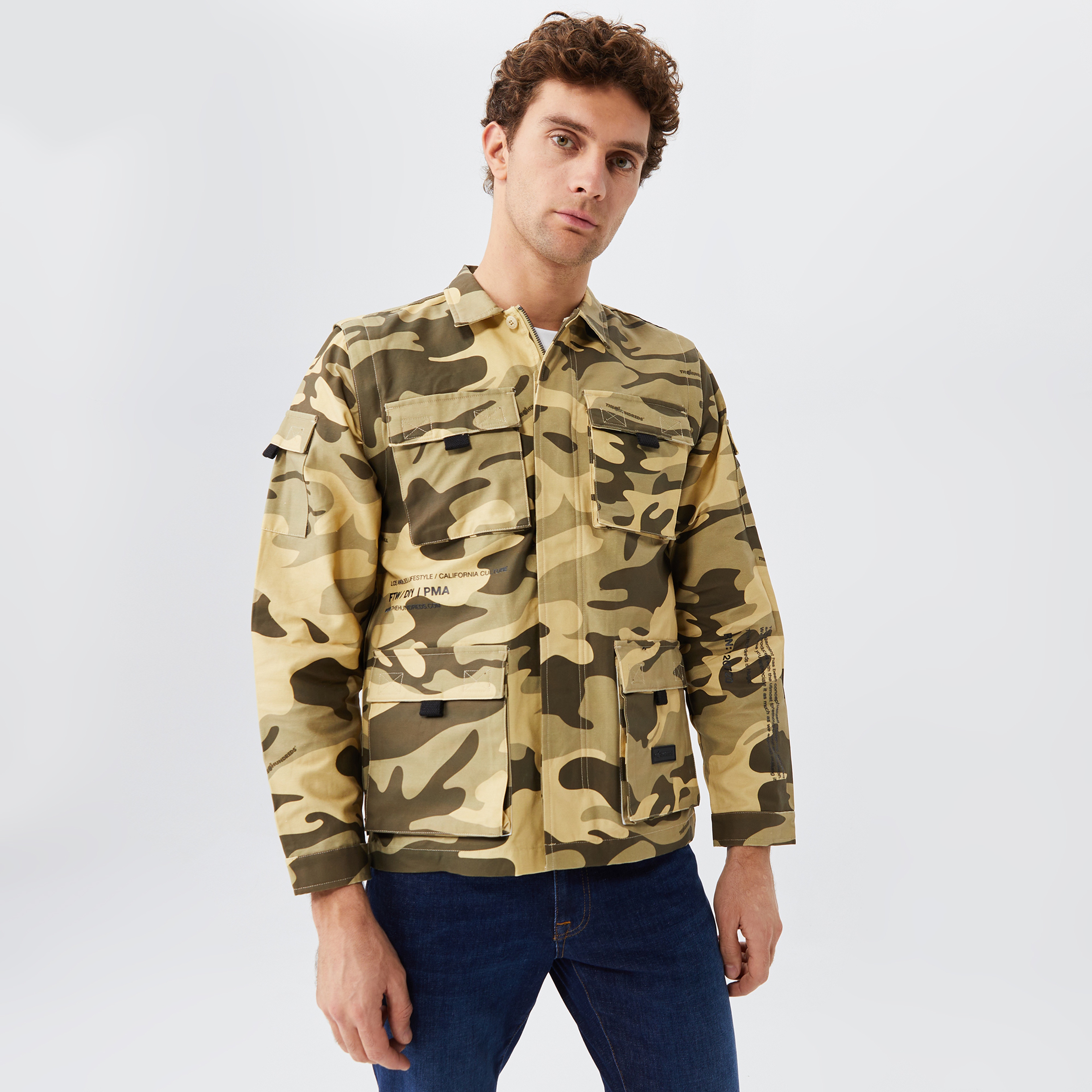 The Hundreds Field Camo Erkek Haki Ceket