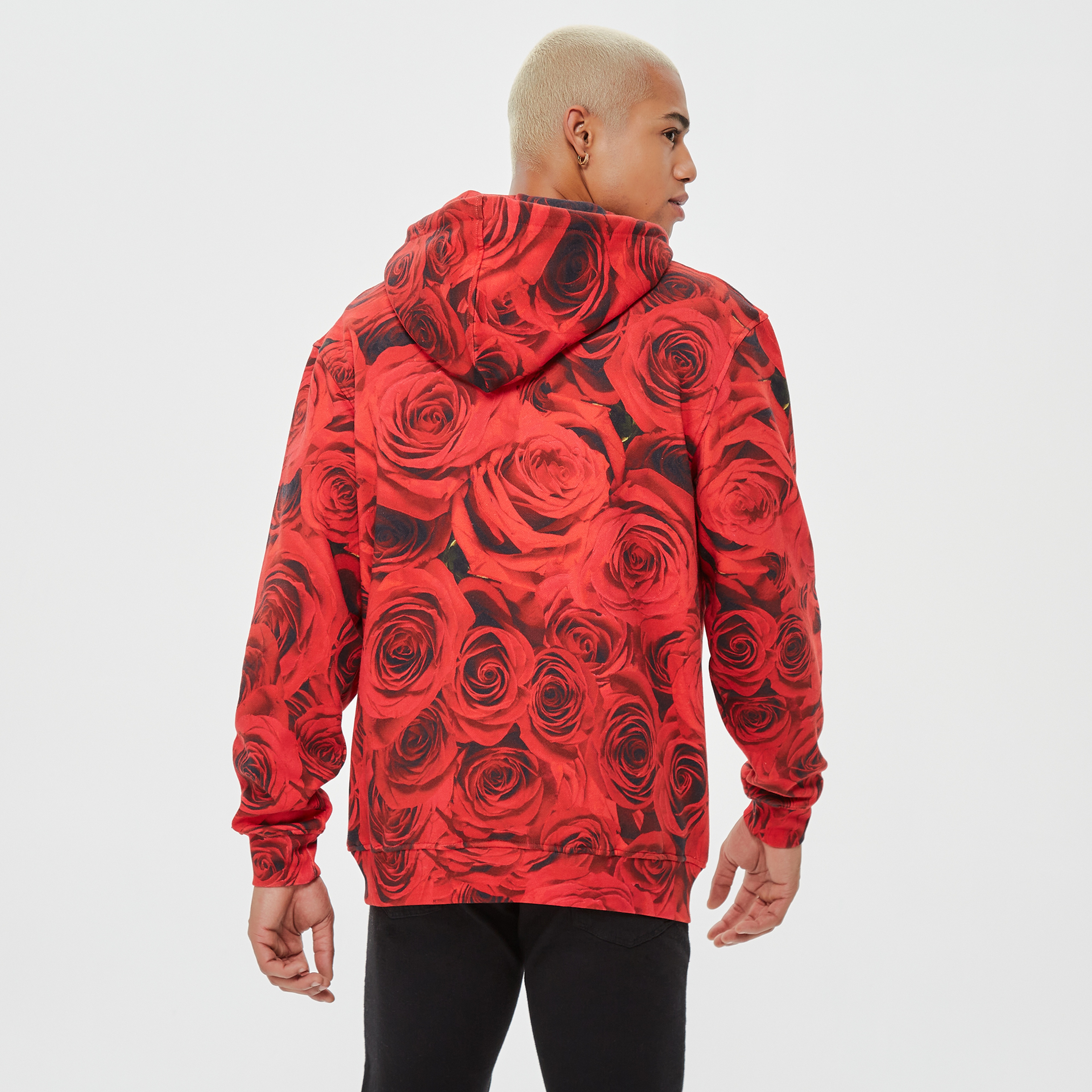 The Hundreds Rosa Erkek Kırmızı Hoodie