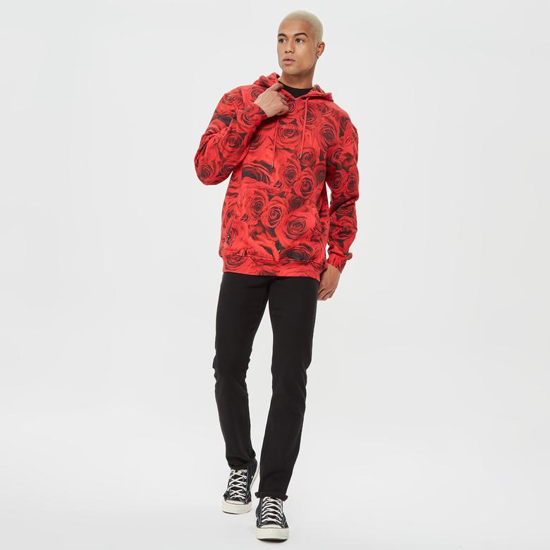 The Hundreds Rosa Erkek Kırmızı Hoodie