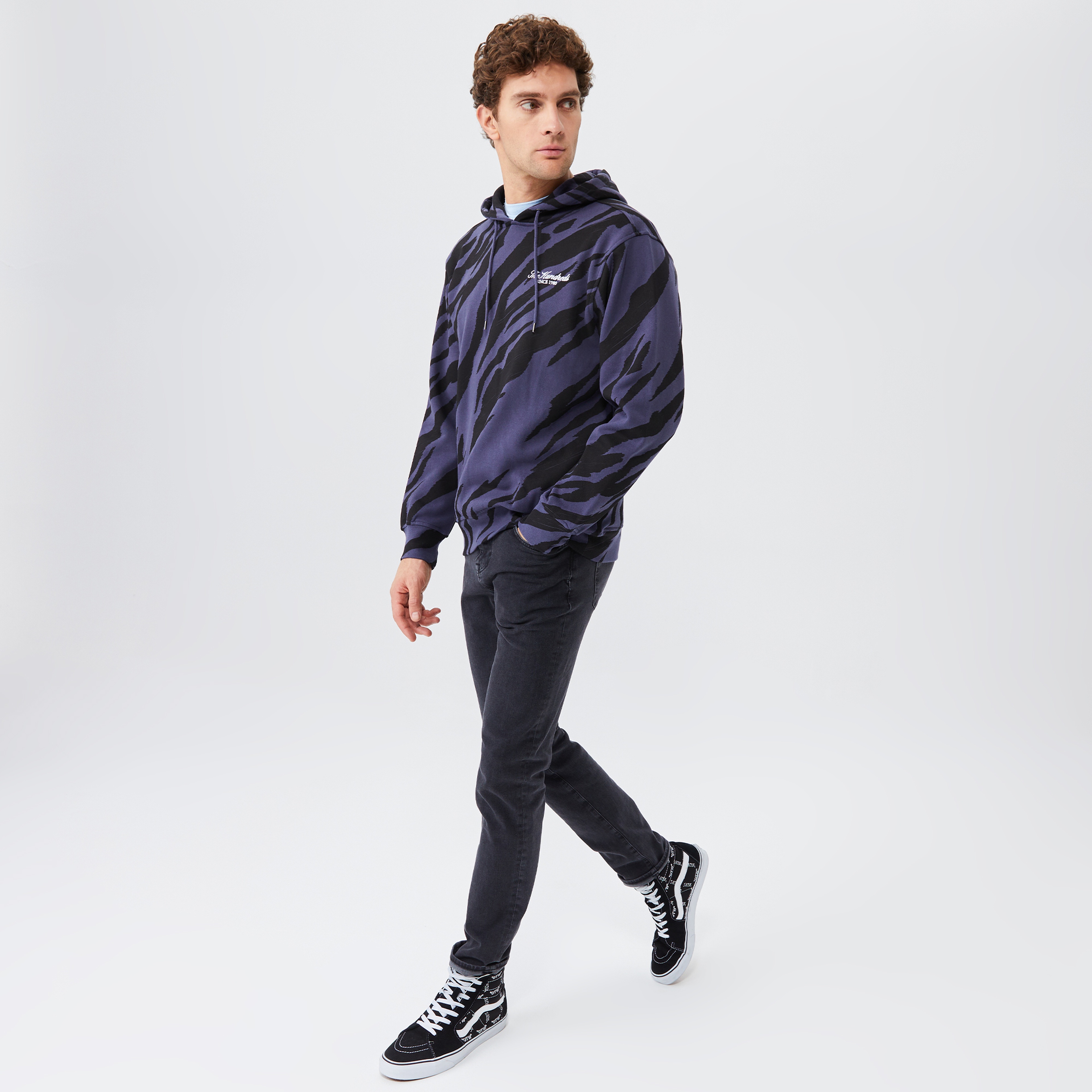 The Hundreds Beast Erkek Mavi Hoodie