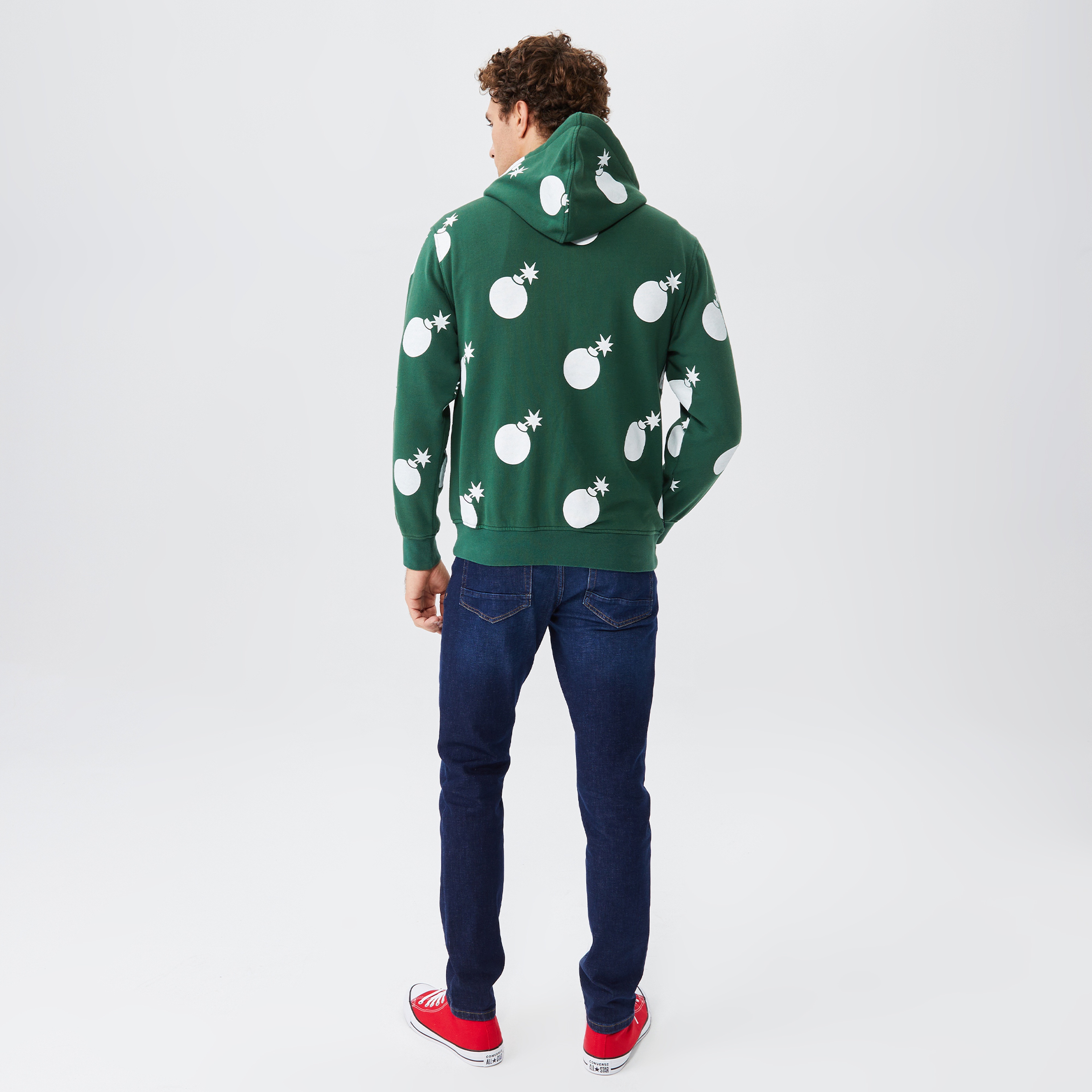 The Hundreds Endless Erkek Yeşil Kapüşonlu Eşofman Üstü