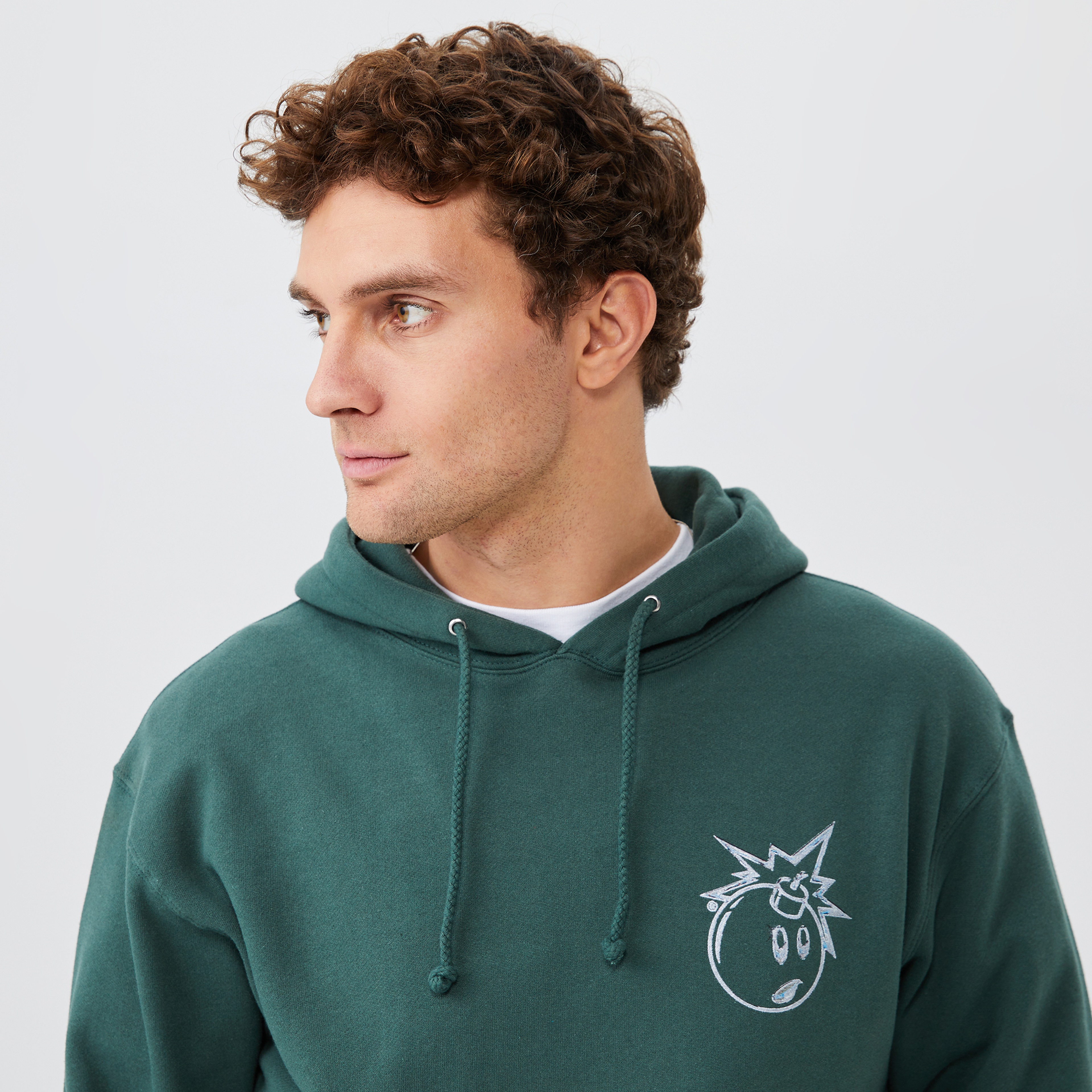 The Hundreds Chrome Adam Pullover Erkek Yeşil Hoodie