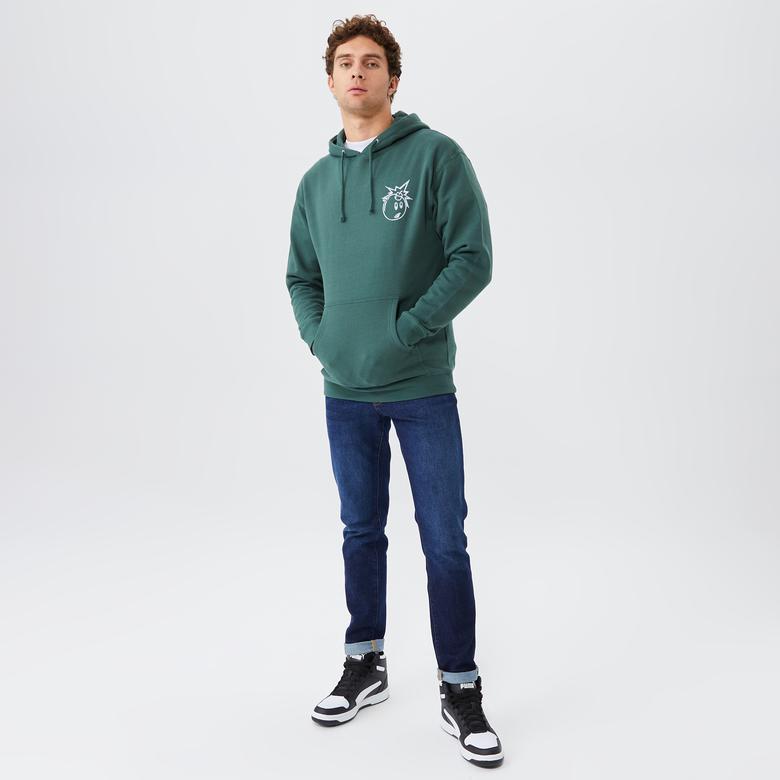 The Hundreds Chrome Adam Pullover Erkek Yeşil  Hoodie
