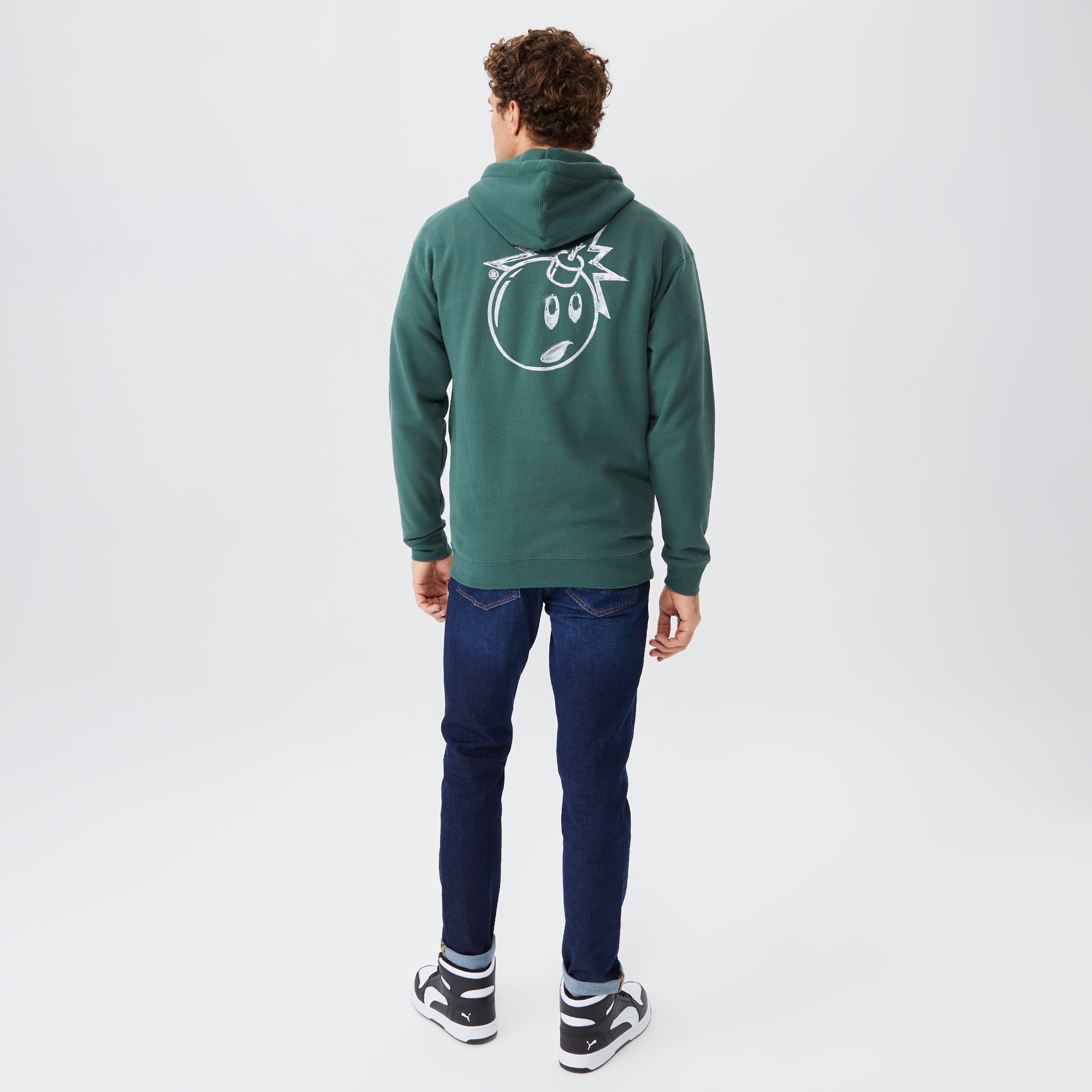 The Hundreds Chrome Adam Pullover Erkek Yeşil Hoodie