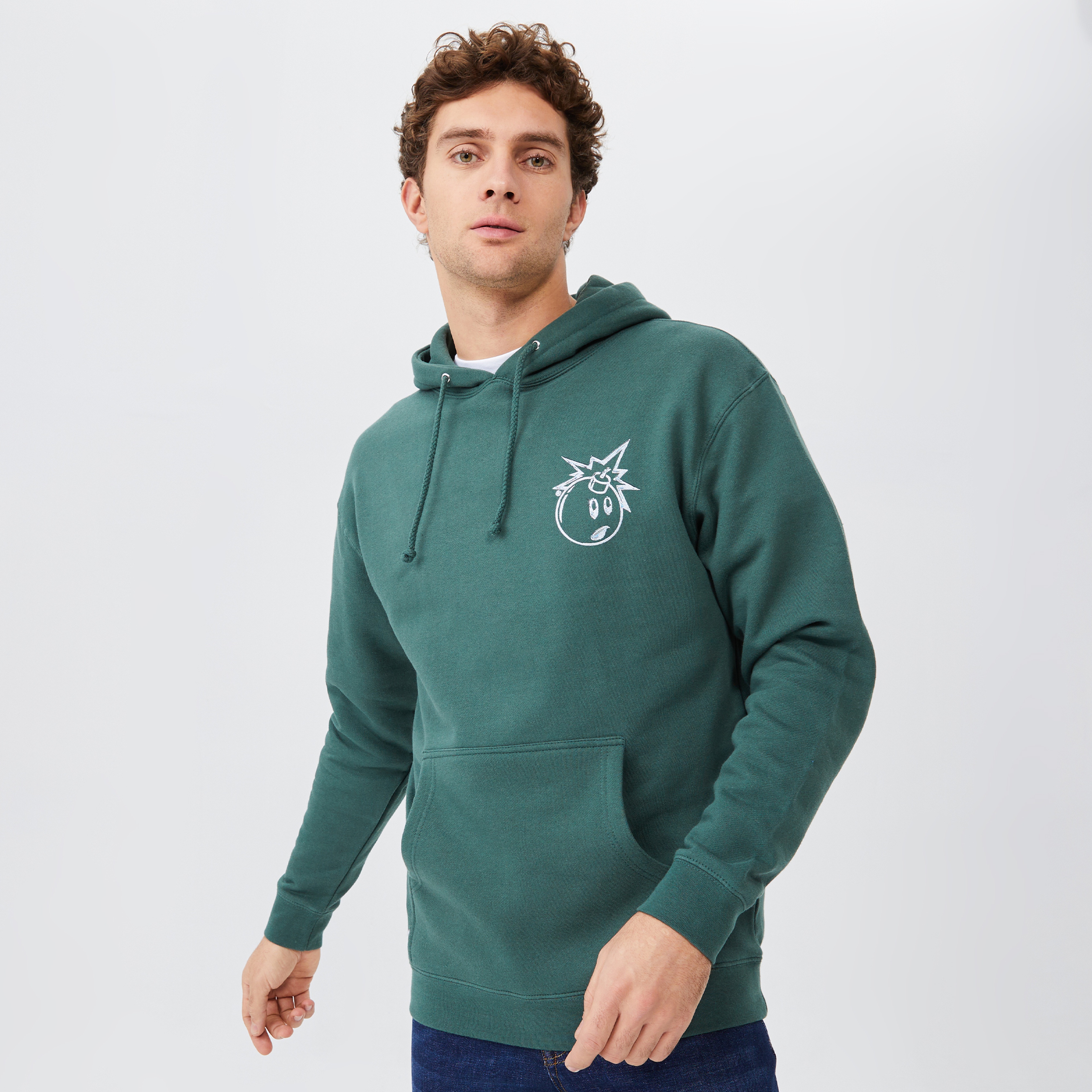 The Hundreds Chrome Adam Pullover Erkek Yeşil Hoodie