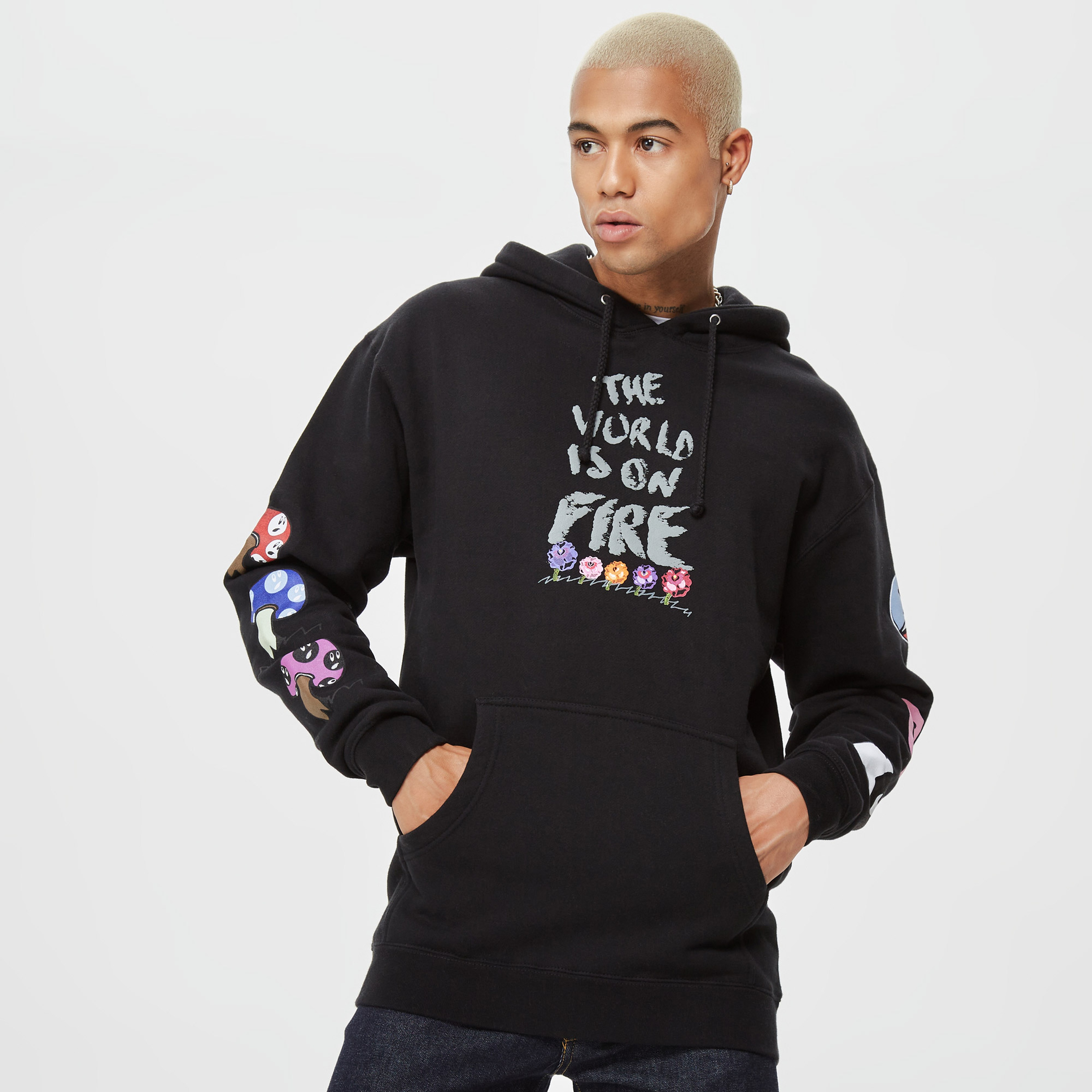 The Hundreds Climate Erkek Siyah Hoodie