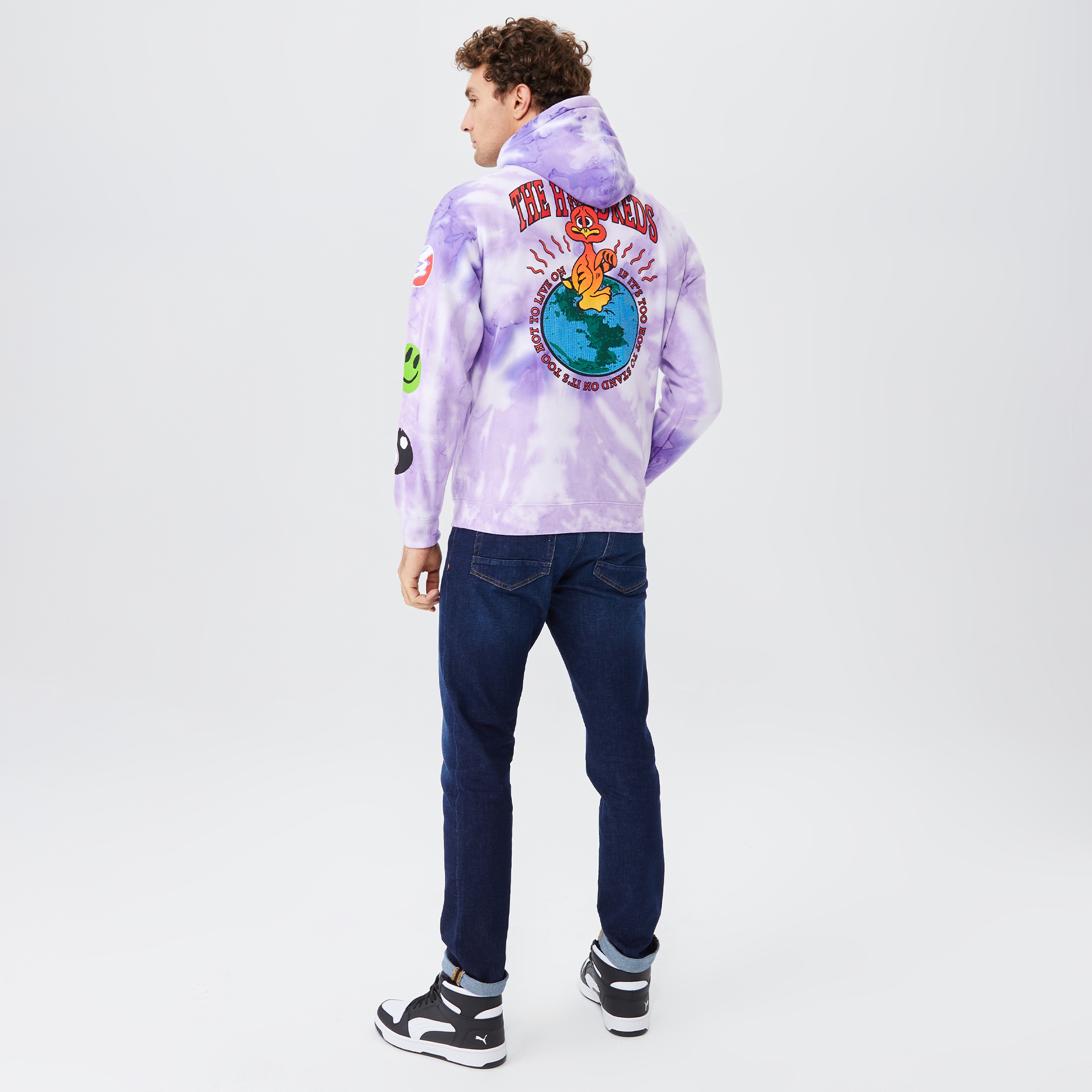 The Hundreds Climate Pullover Erkek Mor Hoodie