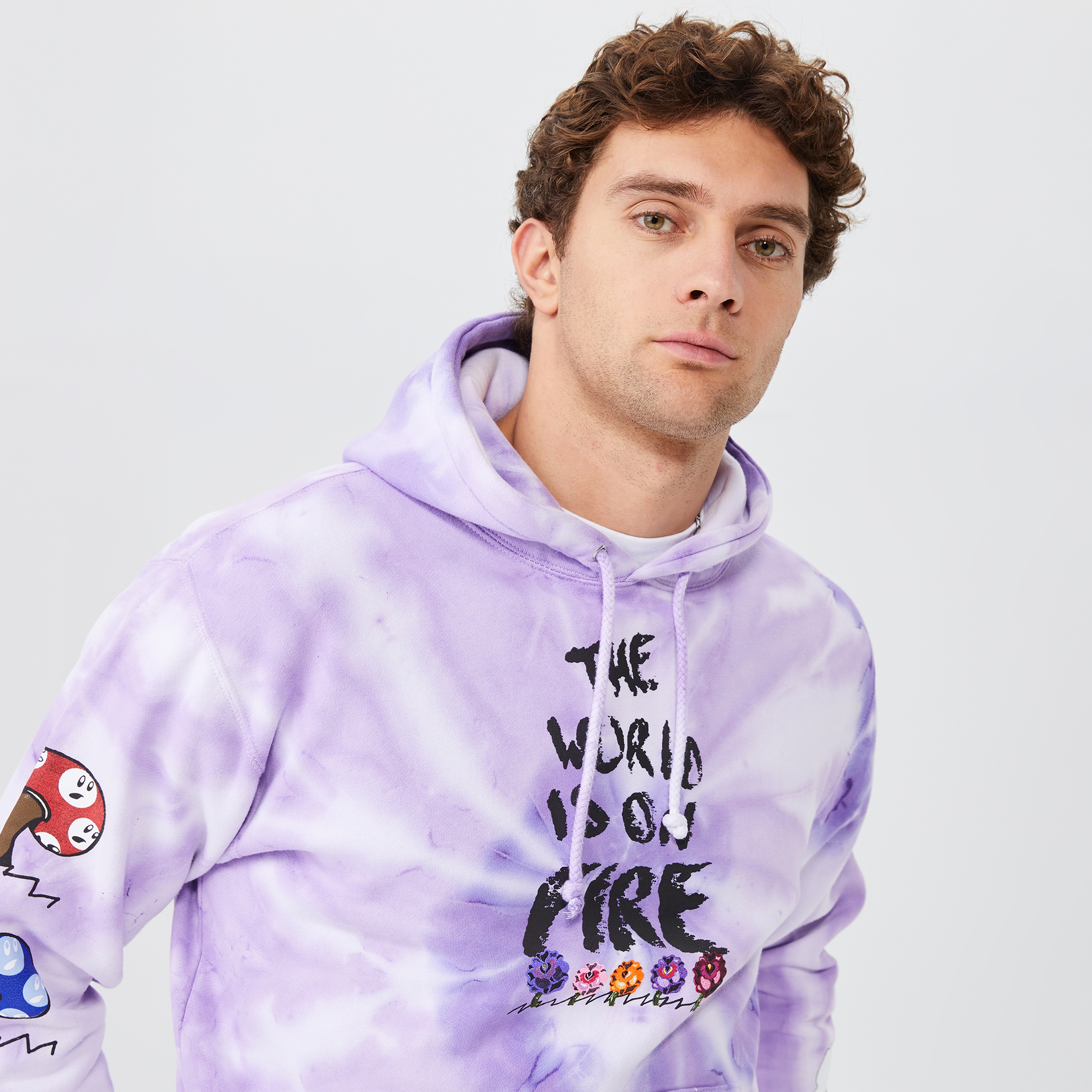 The Hundreds Climate Pullover Erkek Mor Hoodie