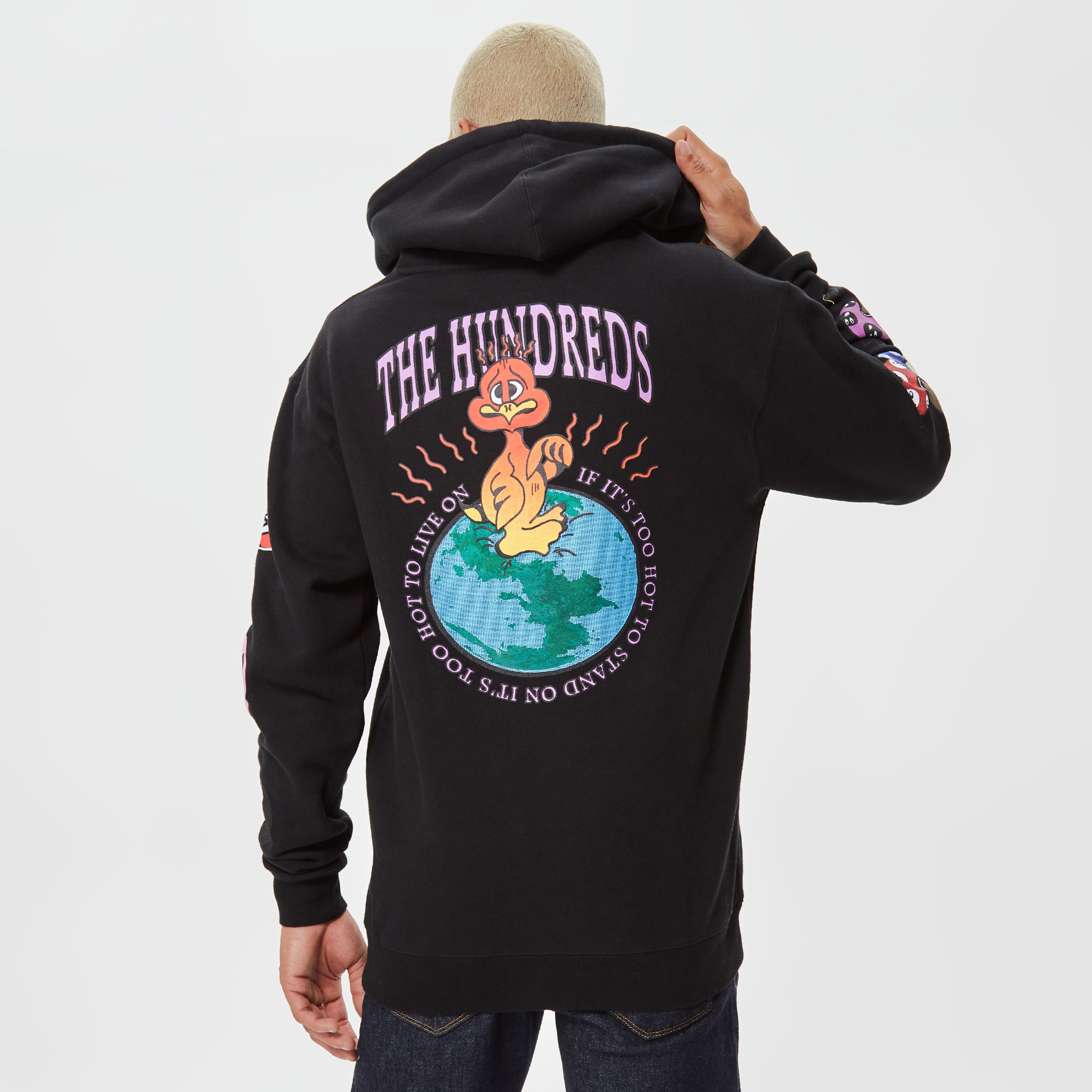 The Hundreds Climate Erkek Siyah Hoodie