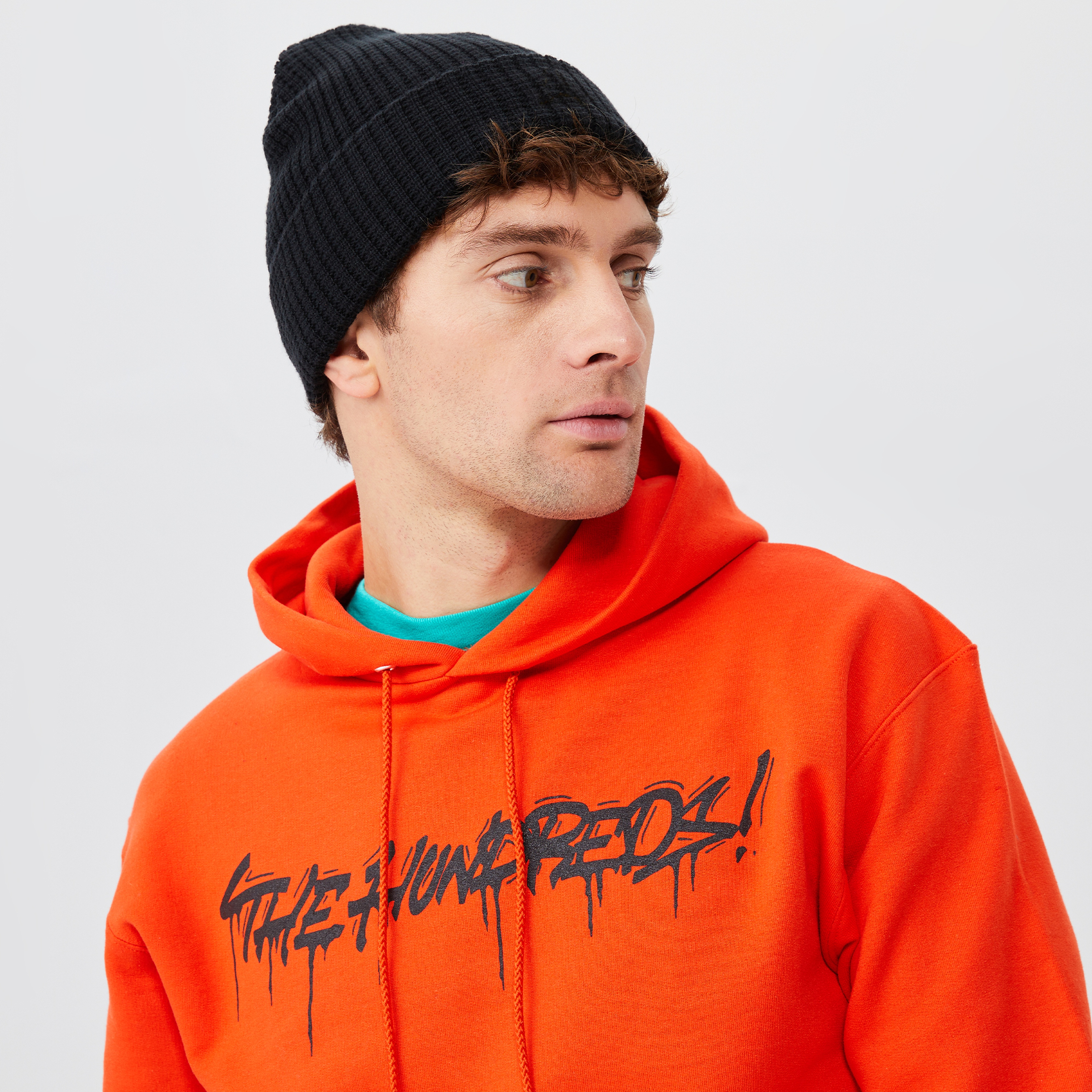 The Hundreds Tag Pullover Erkek Turuncu Hoodie