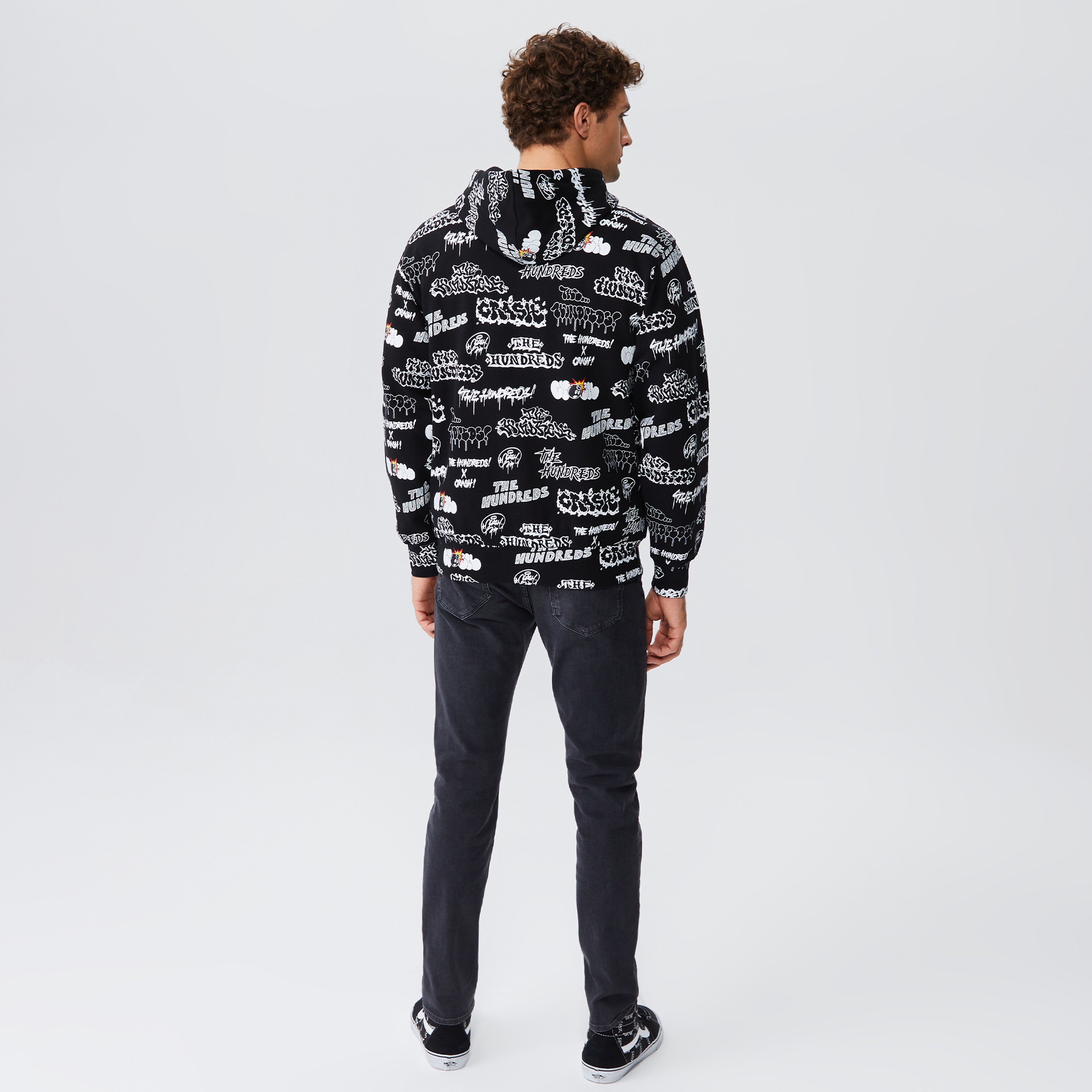 The Hundreds Bomb Erkek Siyah Hoodie