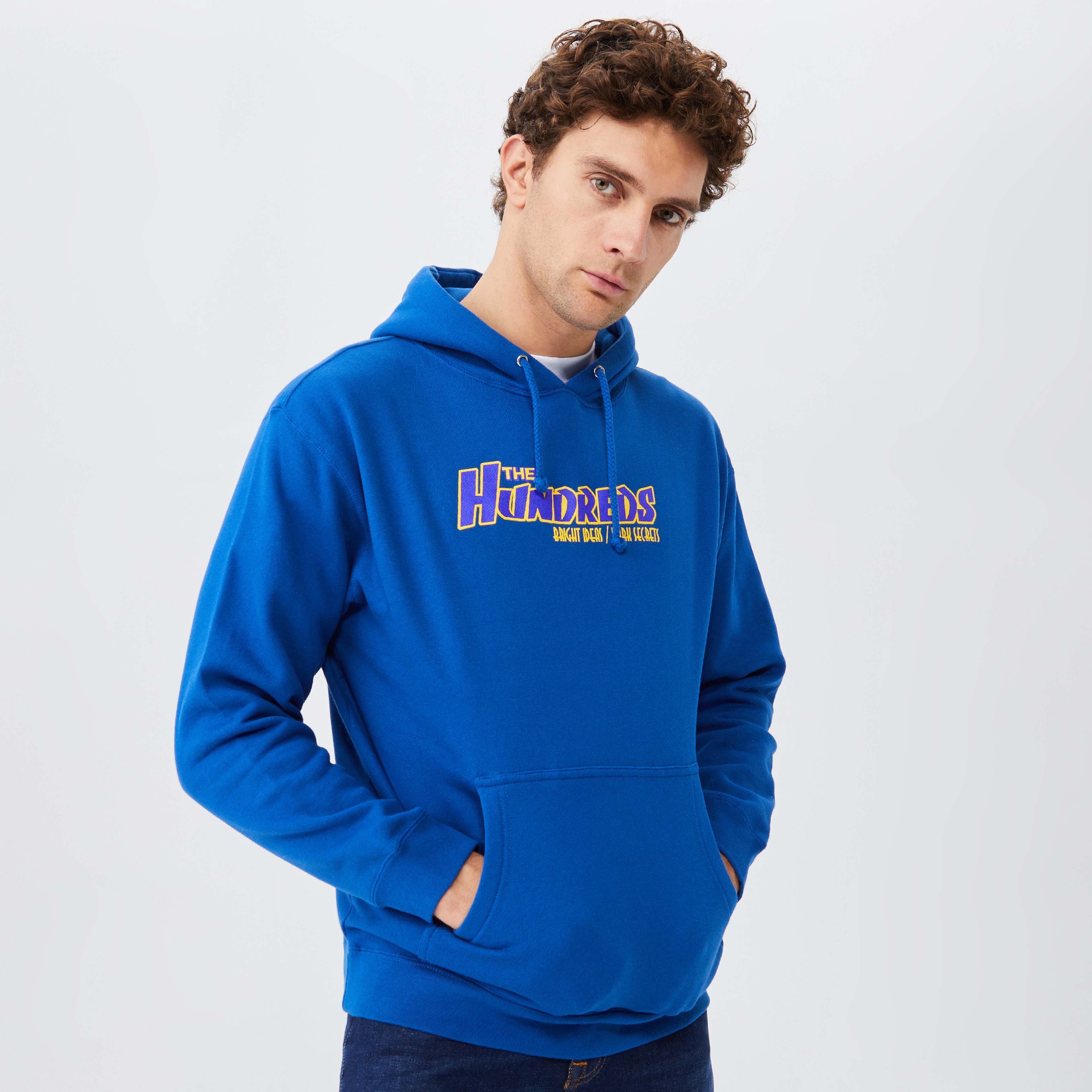 The Hundreds Midnight Erkek Mavi Hoodie