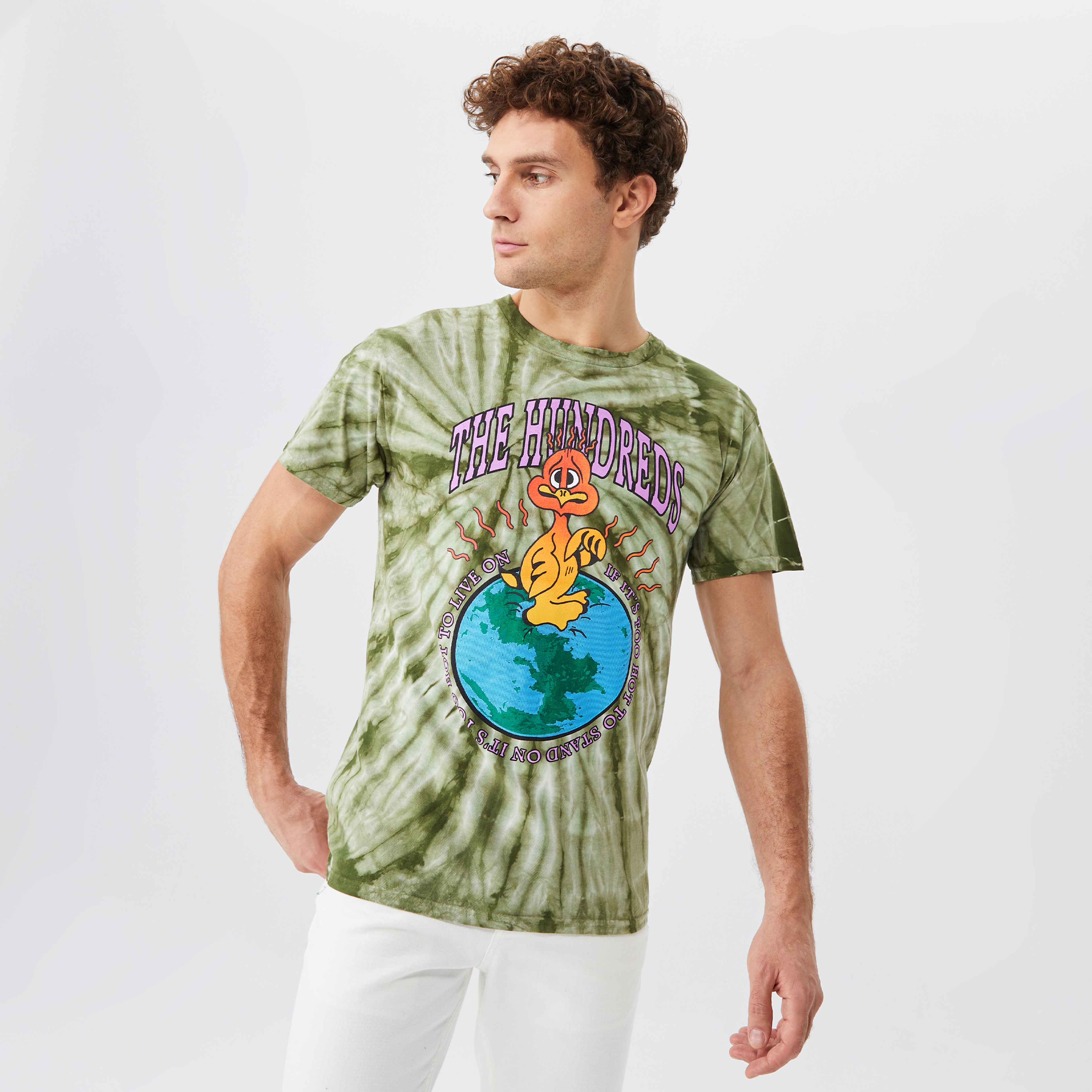 The Hundreds Climate Erkek Yeşil T-Shirt