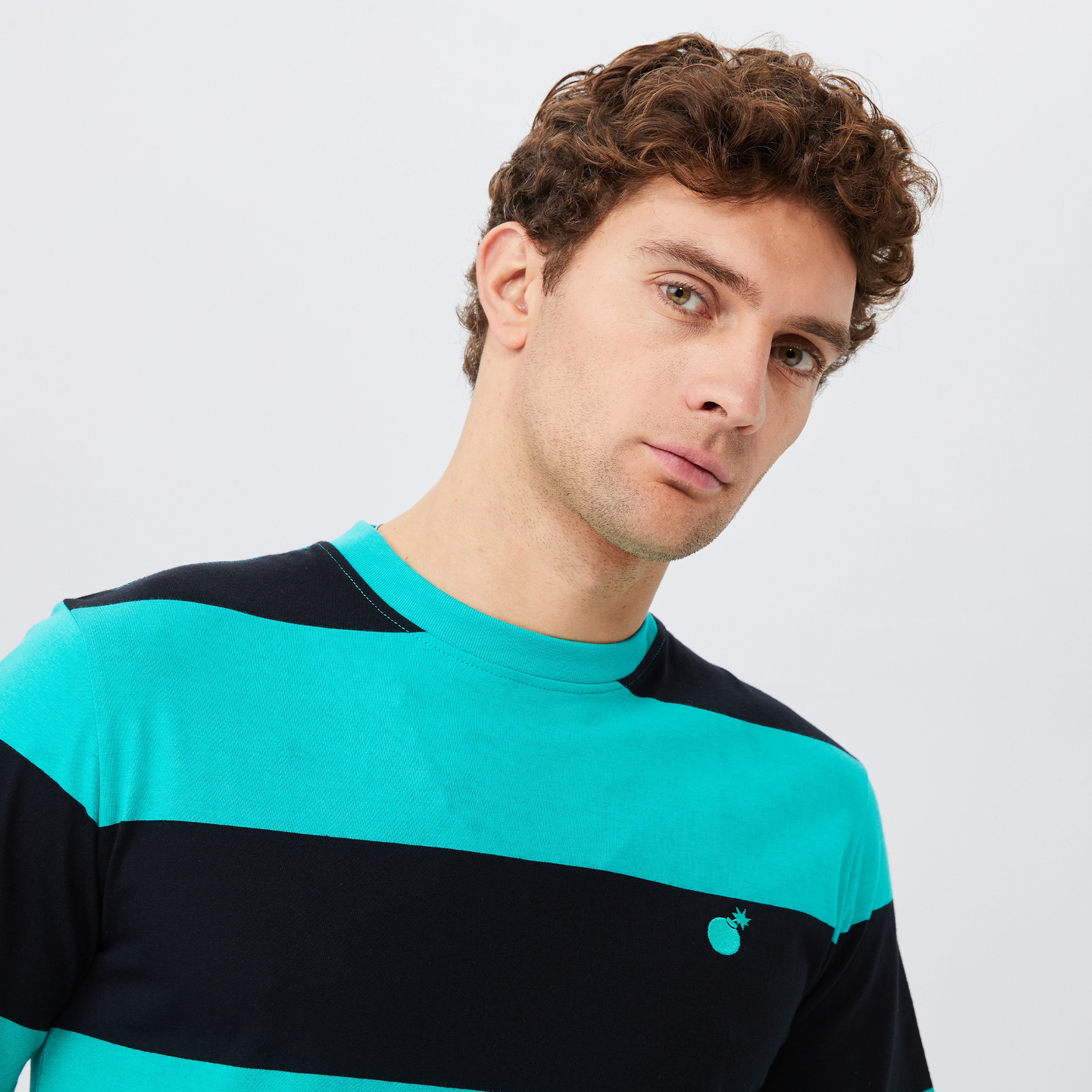 The Hundreds Block Erkek Mavi T-Shirt