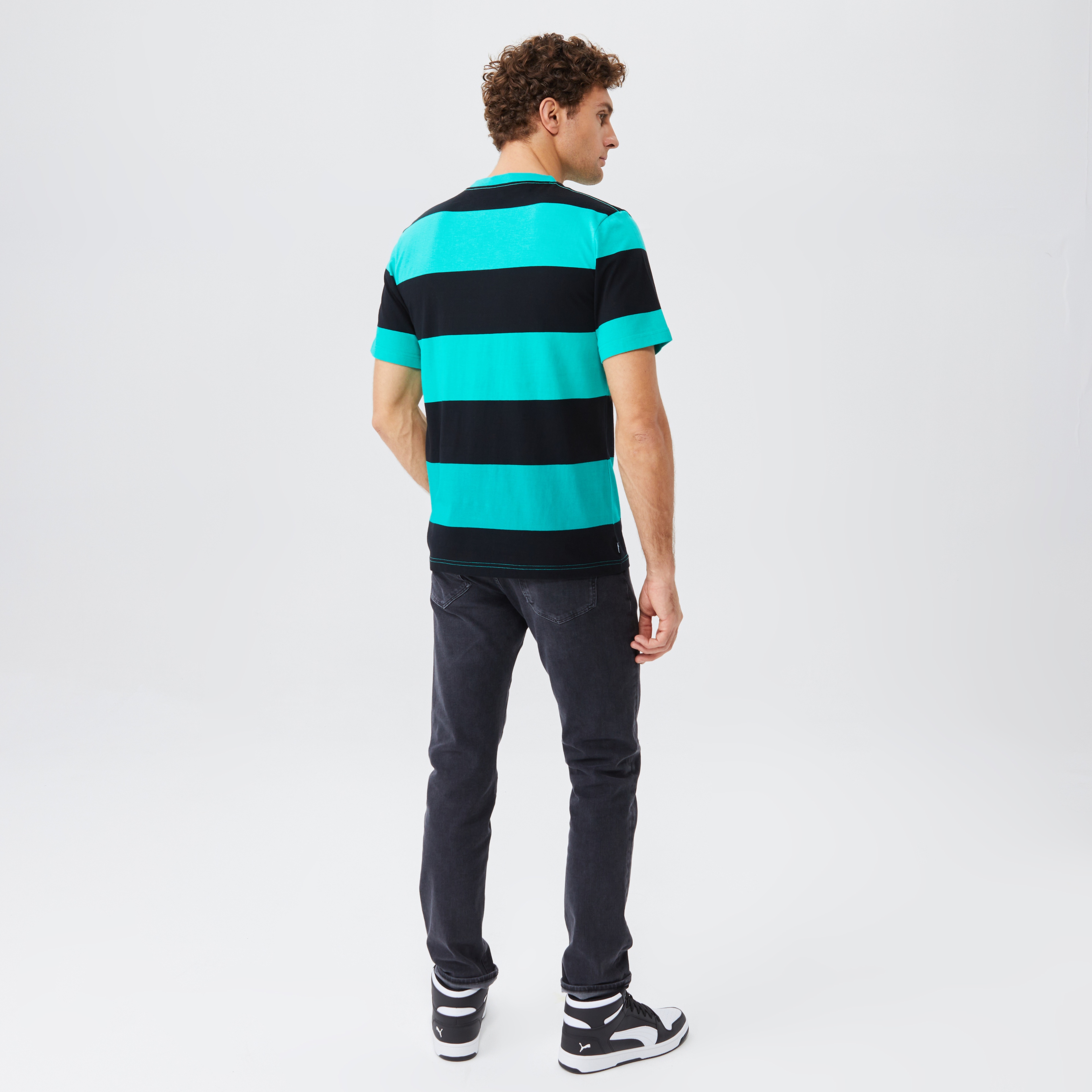 The Hundreds Block Erkek Mavi T-Shirt