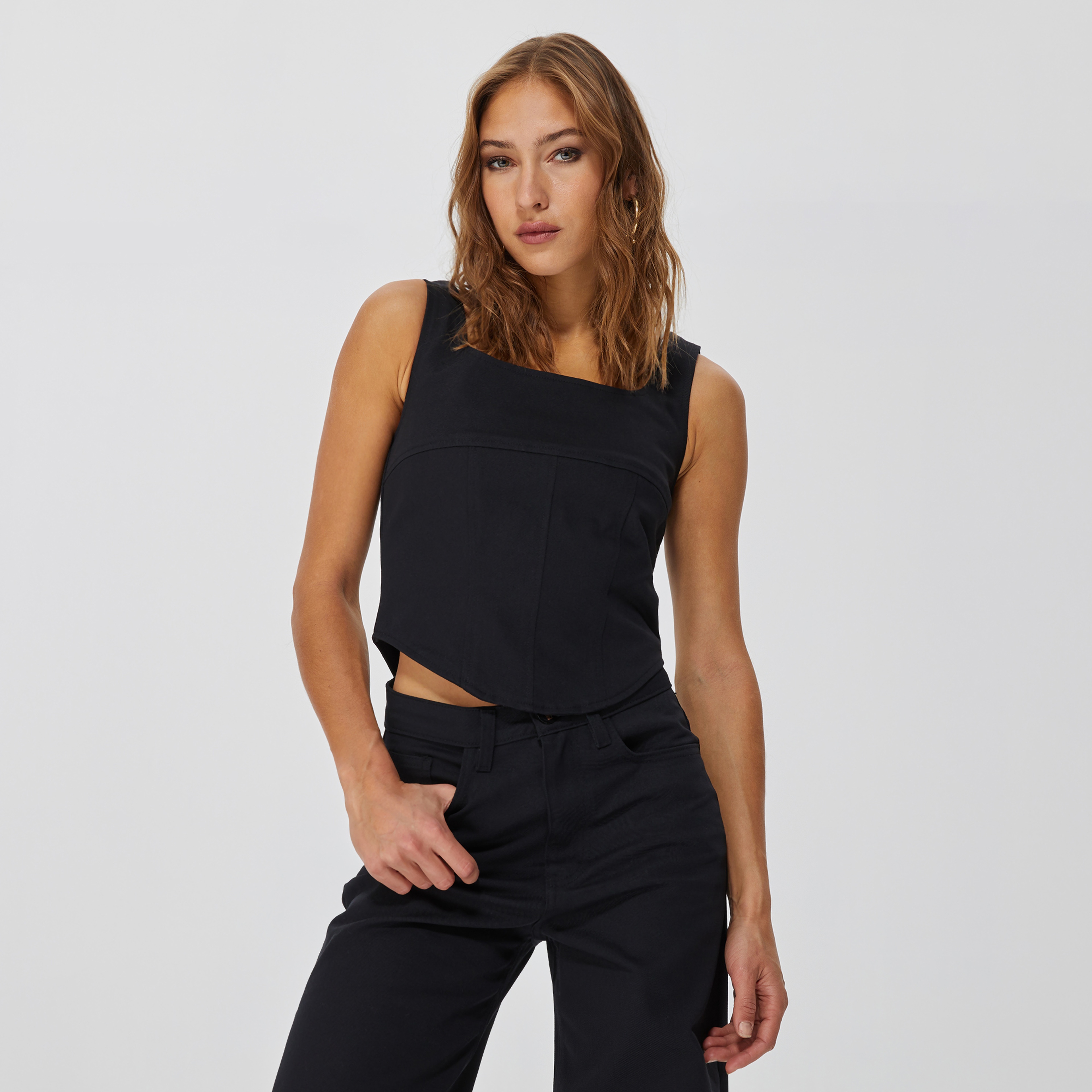 Ace Nayman Joelle Siyah Korse