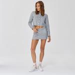 Ace Nayman Jade Knitted Gri Etek