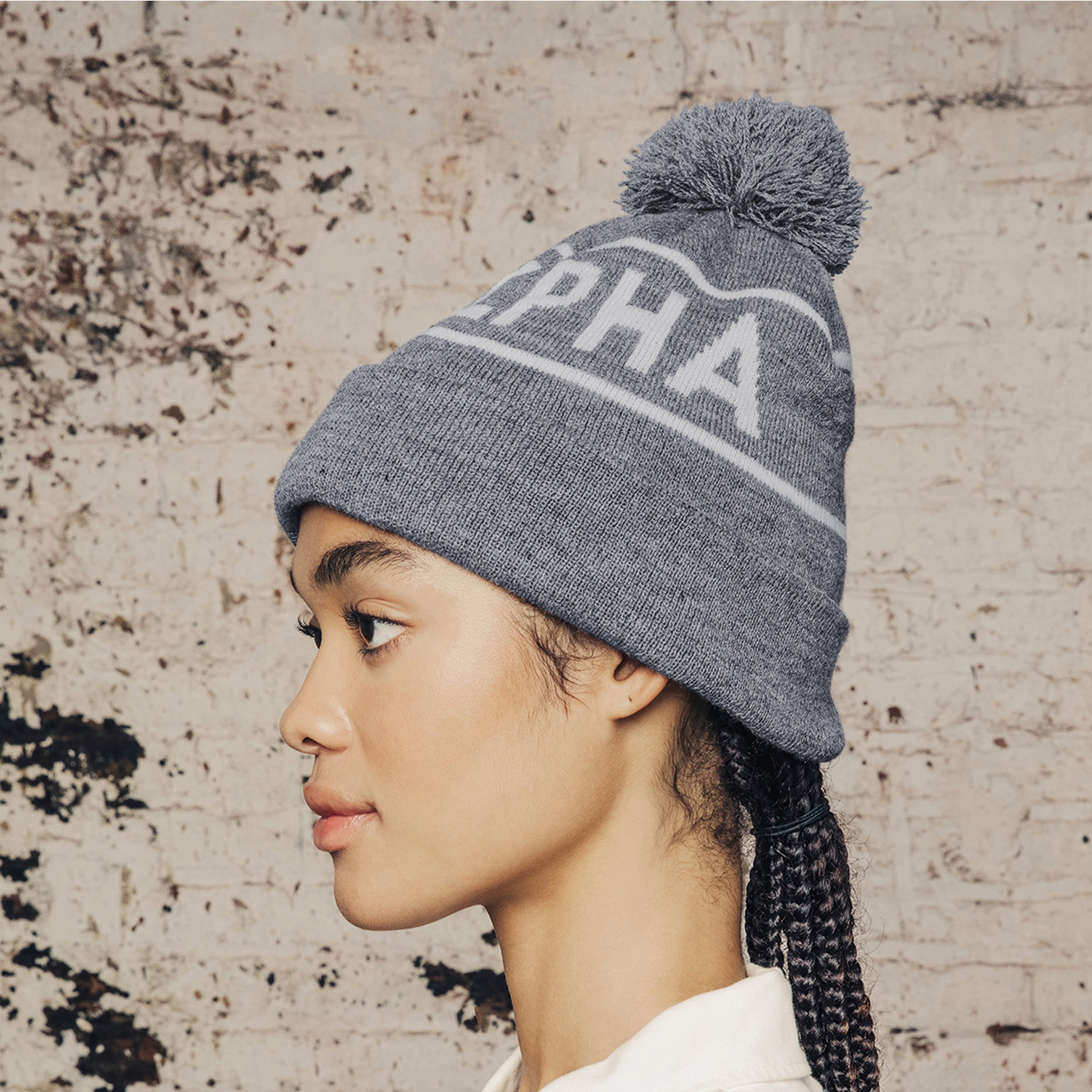 Alpha Industries Essential Pom Unisex Gri Bere