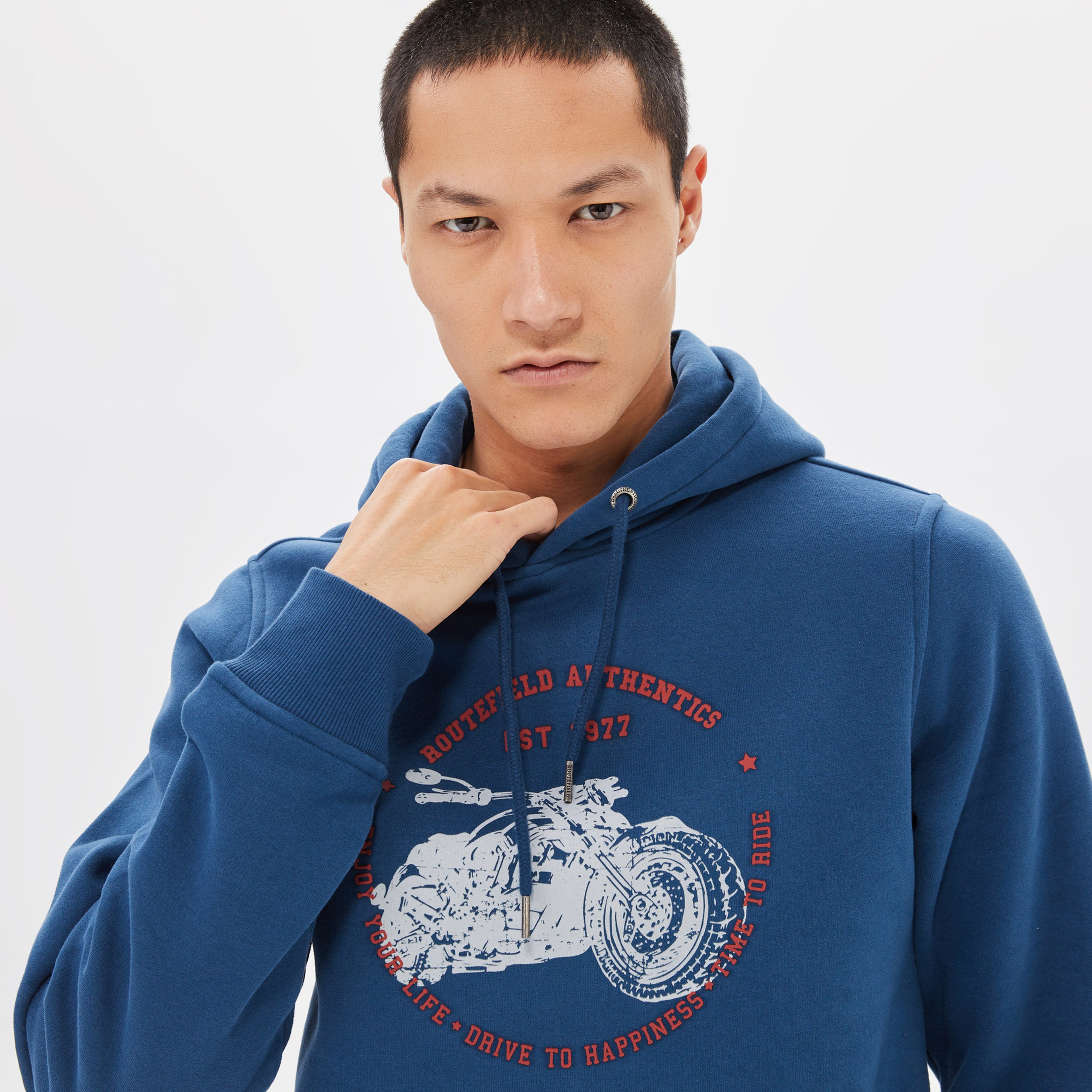 Routefield Harvey Erkek Lacivert Sweatshirt
