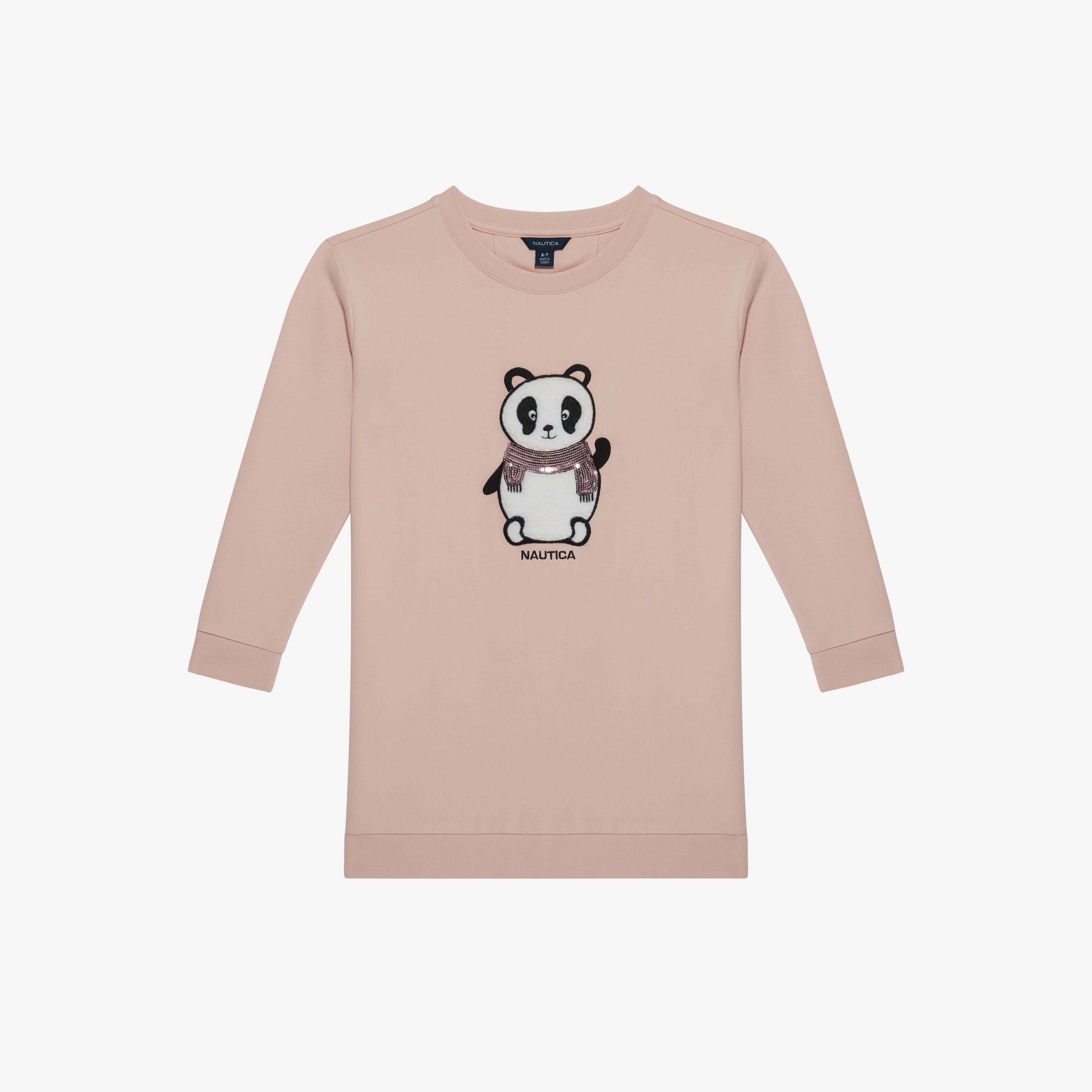 NAUTICA KIZ ÇOCUK PEMBE ELBİSE