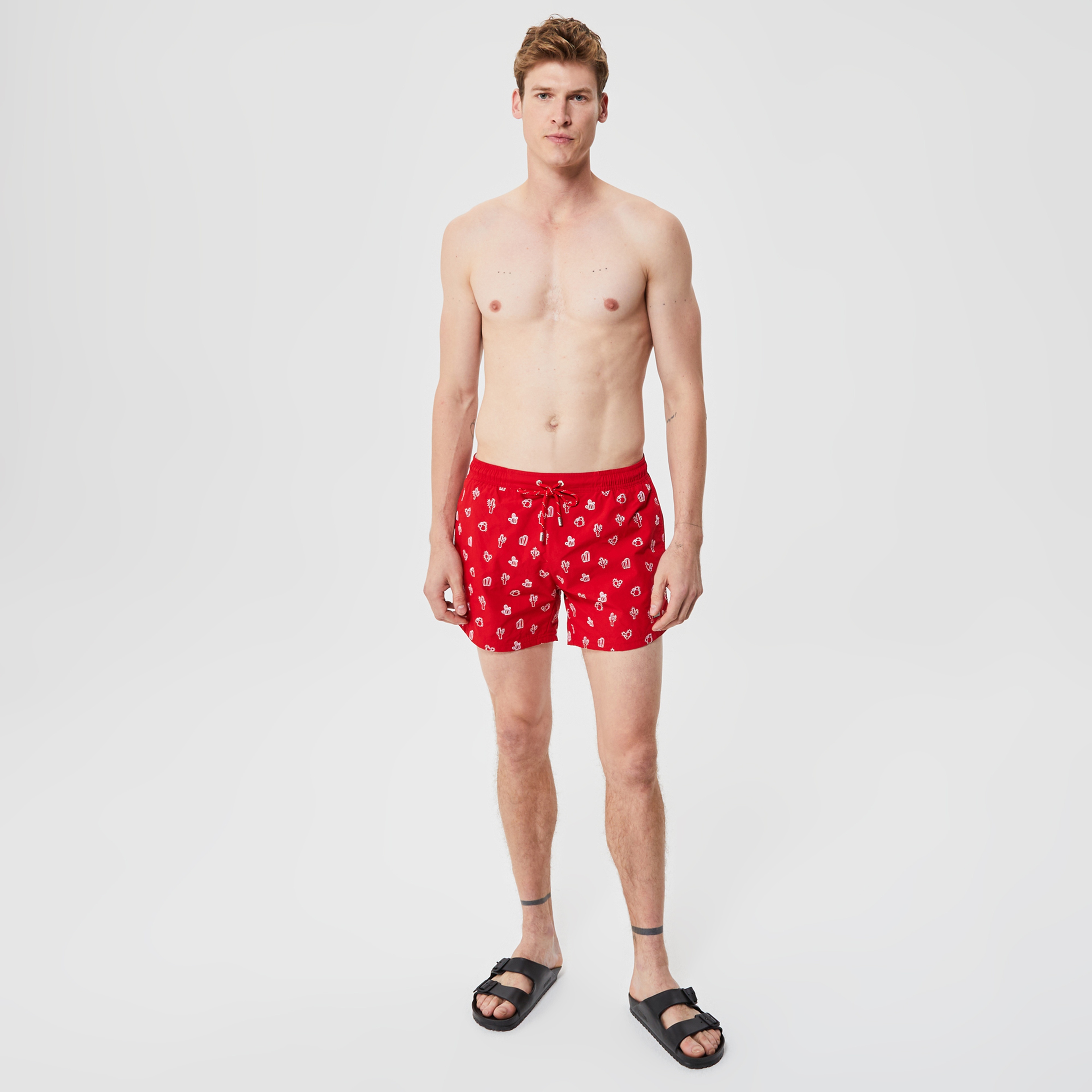 Boss Erkek Kırmızı Mayo Şort