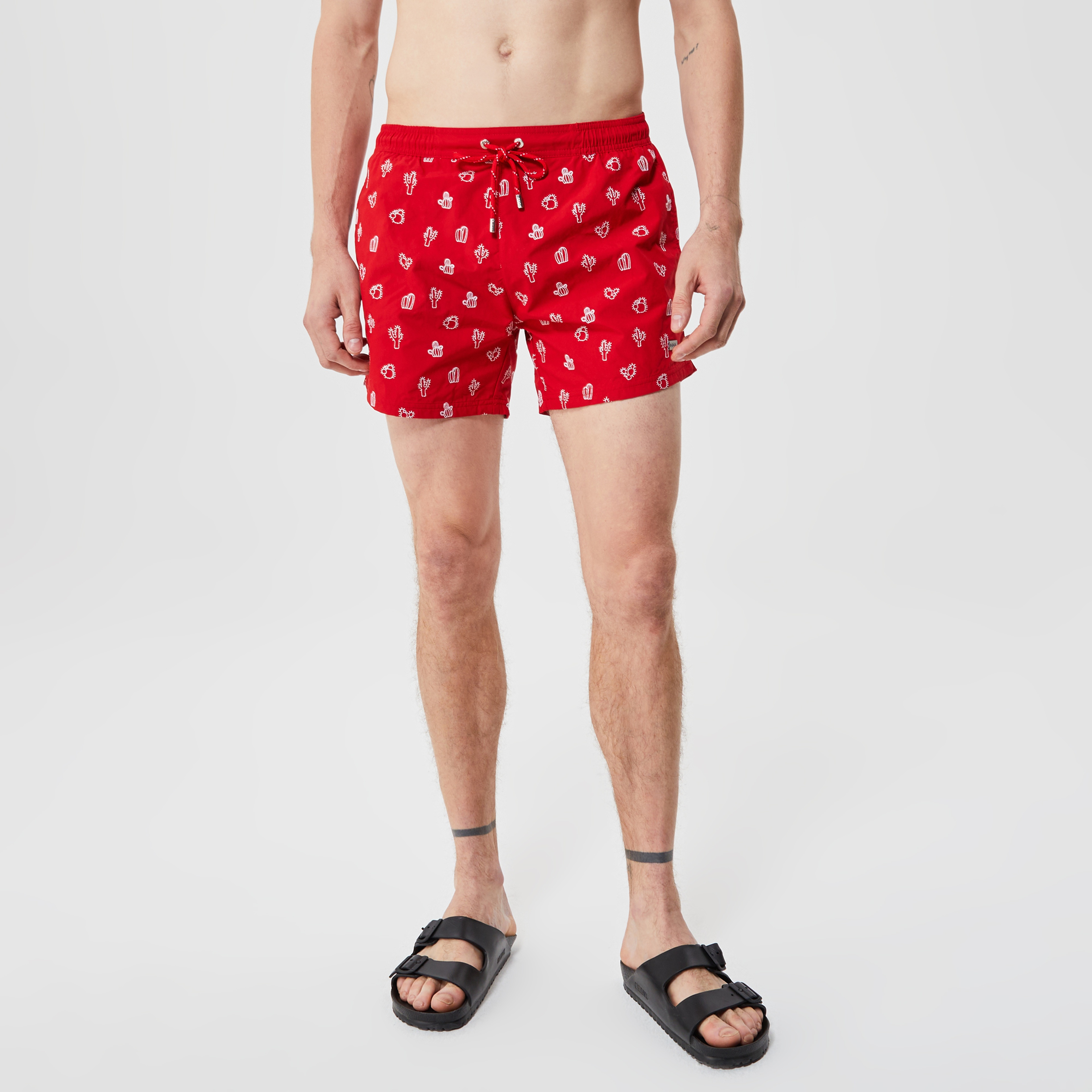 Boss Erkek Kırmızı Mayo Şort