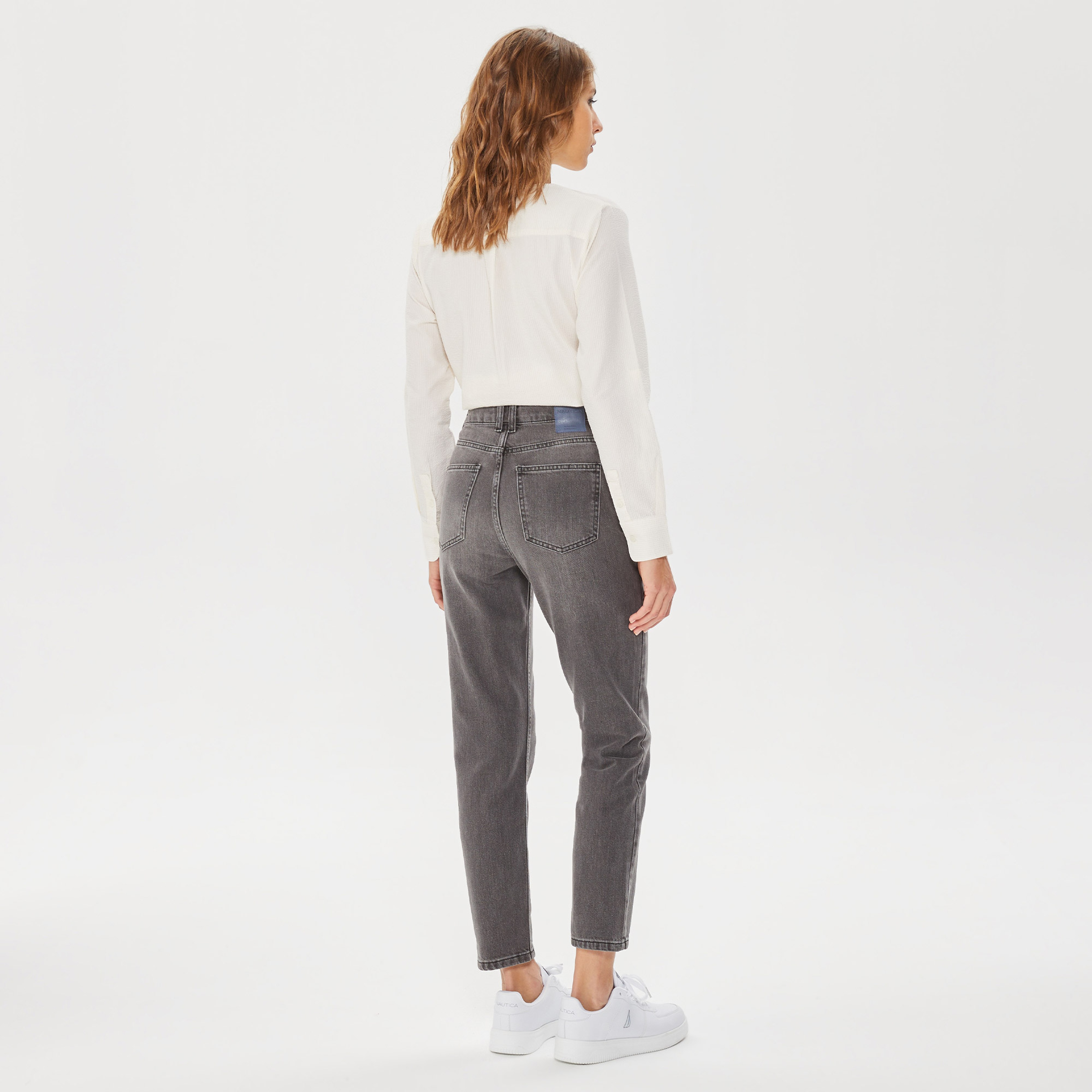 NAUTICA KADIN GRİ DENİM PANTOLON