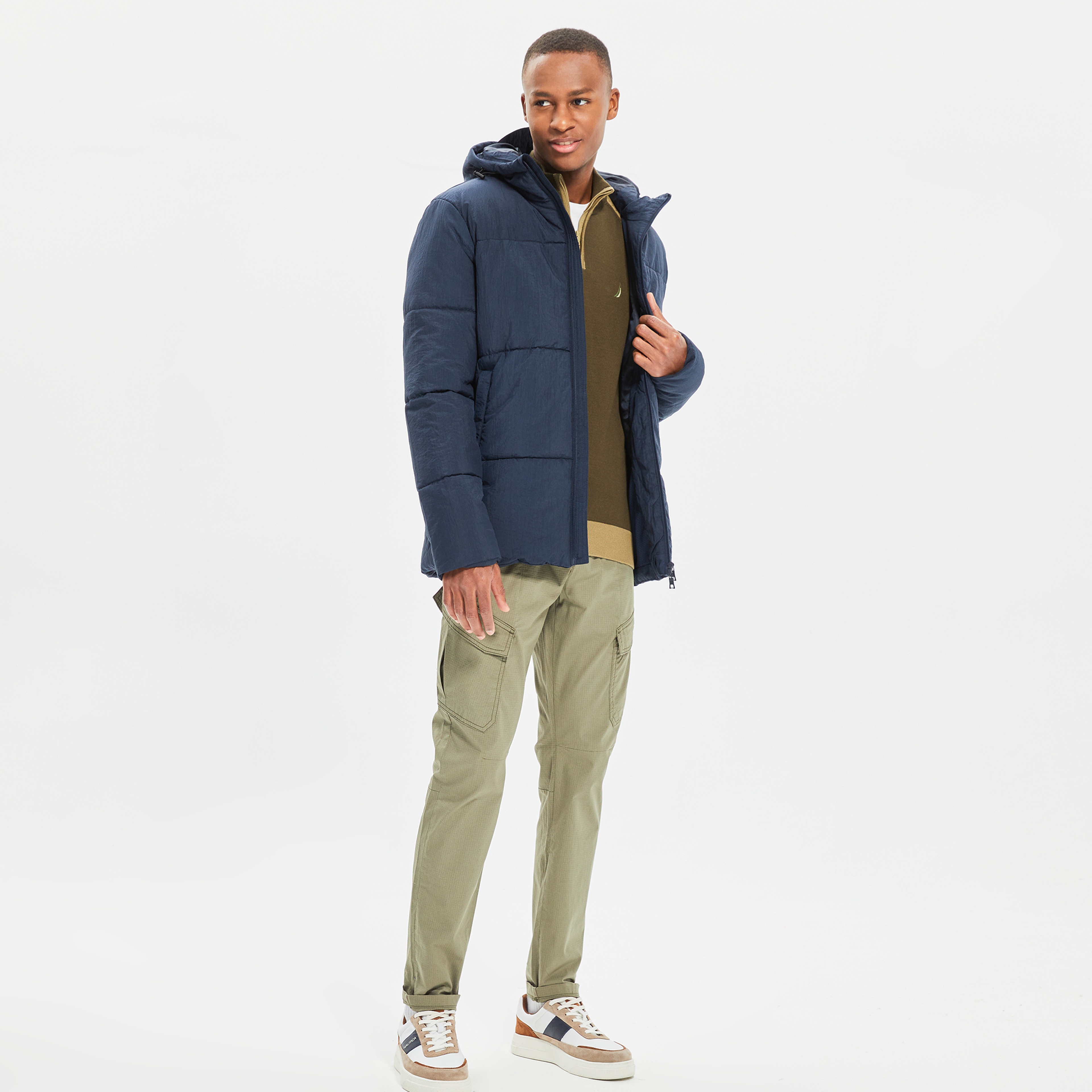 Nautica Basic Erkek Mavi Mont