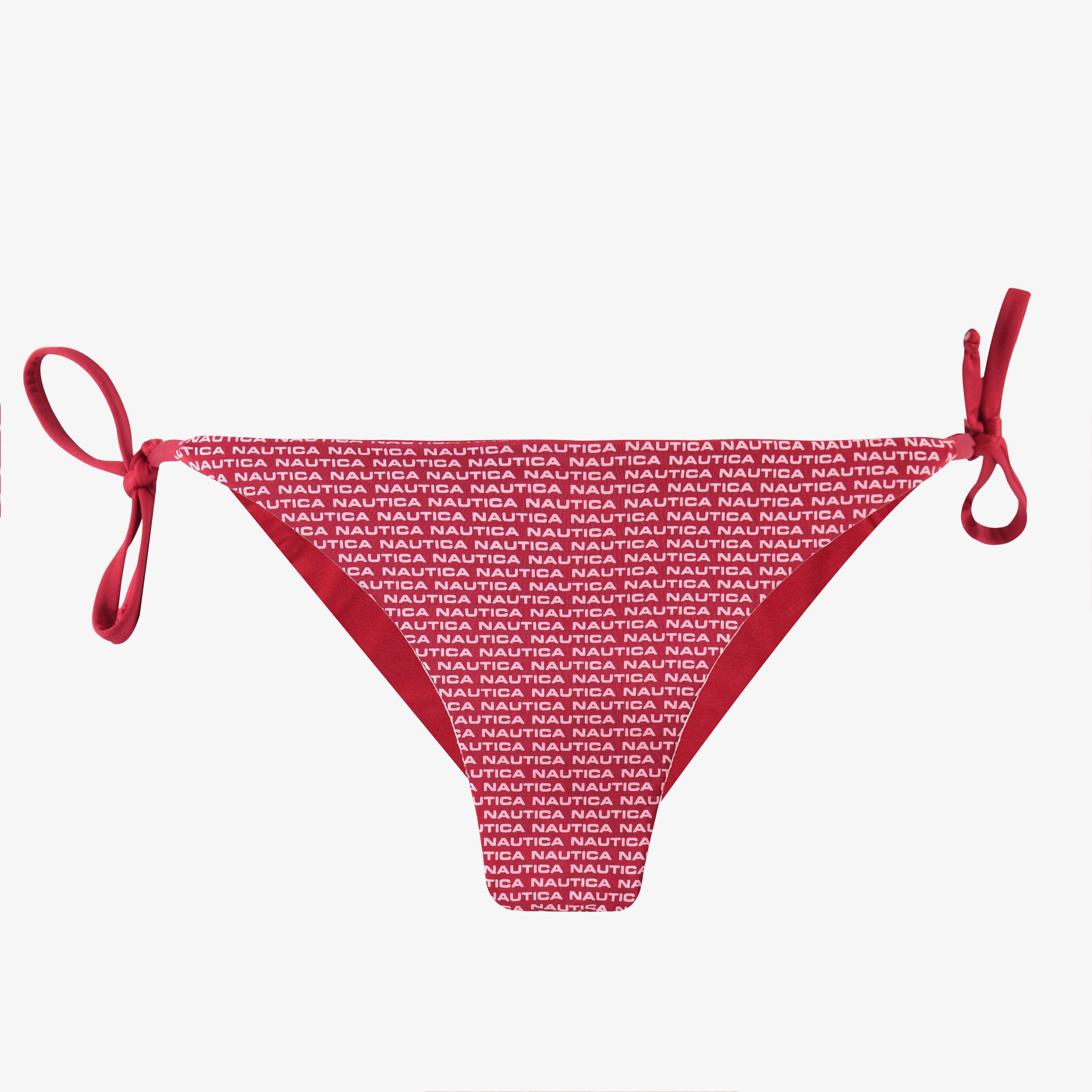 NAUTICA KADIN KIRMIZI STANDART FIT ÇİFT TARAFLI BİKİNİ ALTI