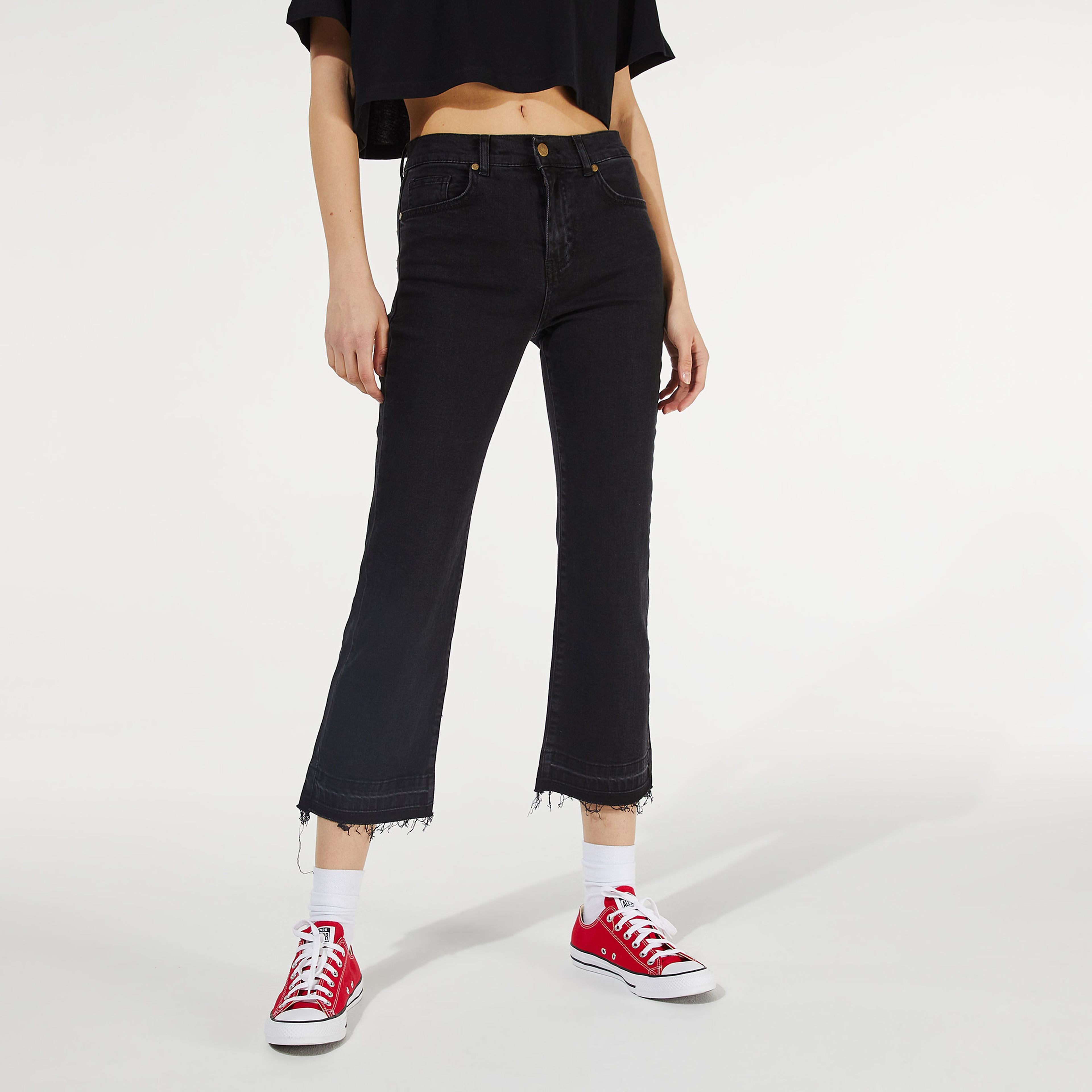 Cotier Juan Les Pins Denim Kadın Siyah Pantolon