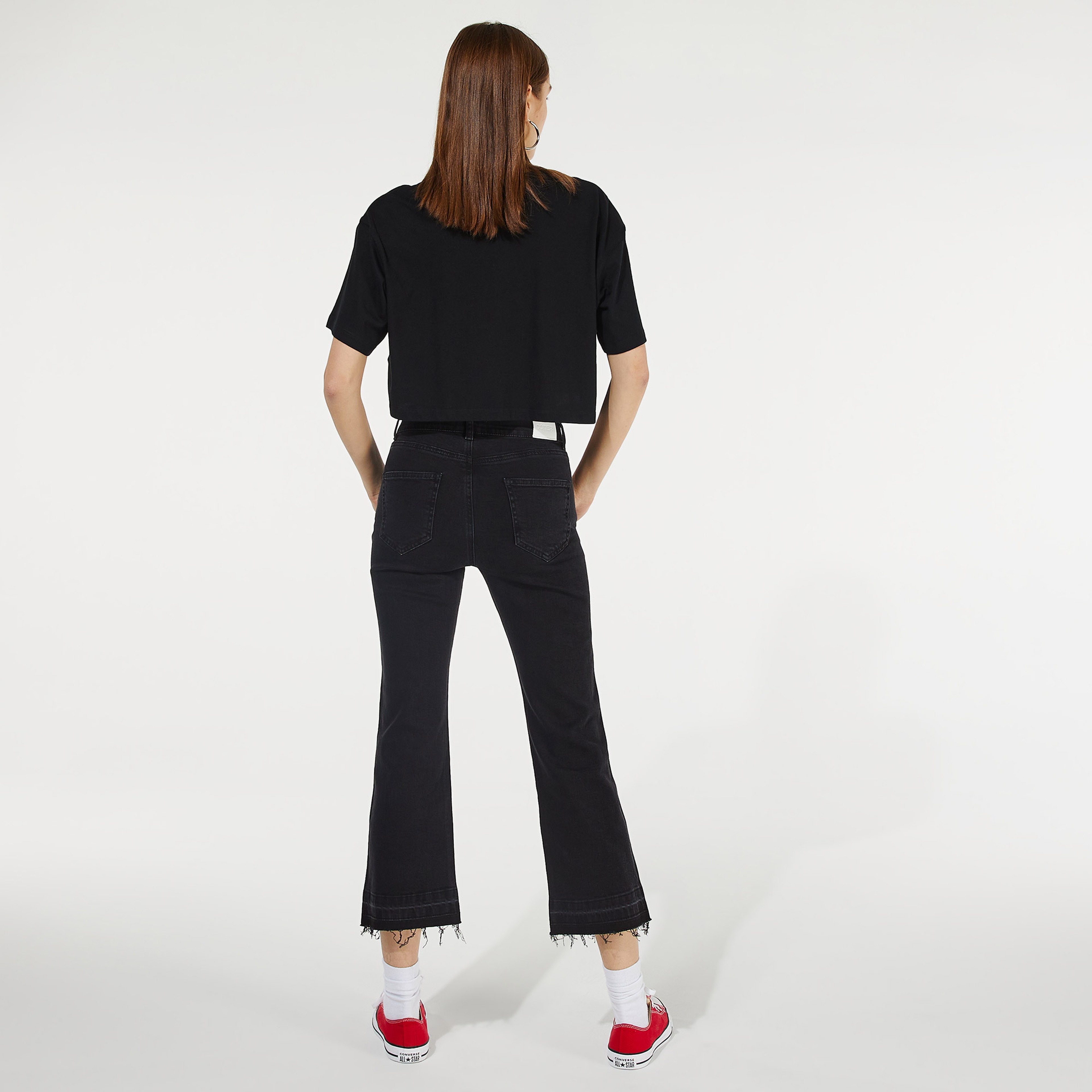 Cotier Juan Les Pins Denim Kadın Siyah Pantolon