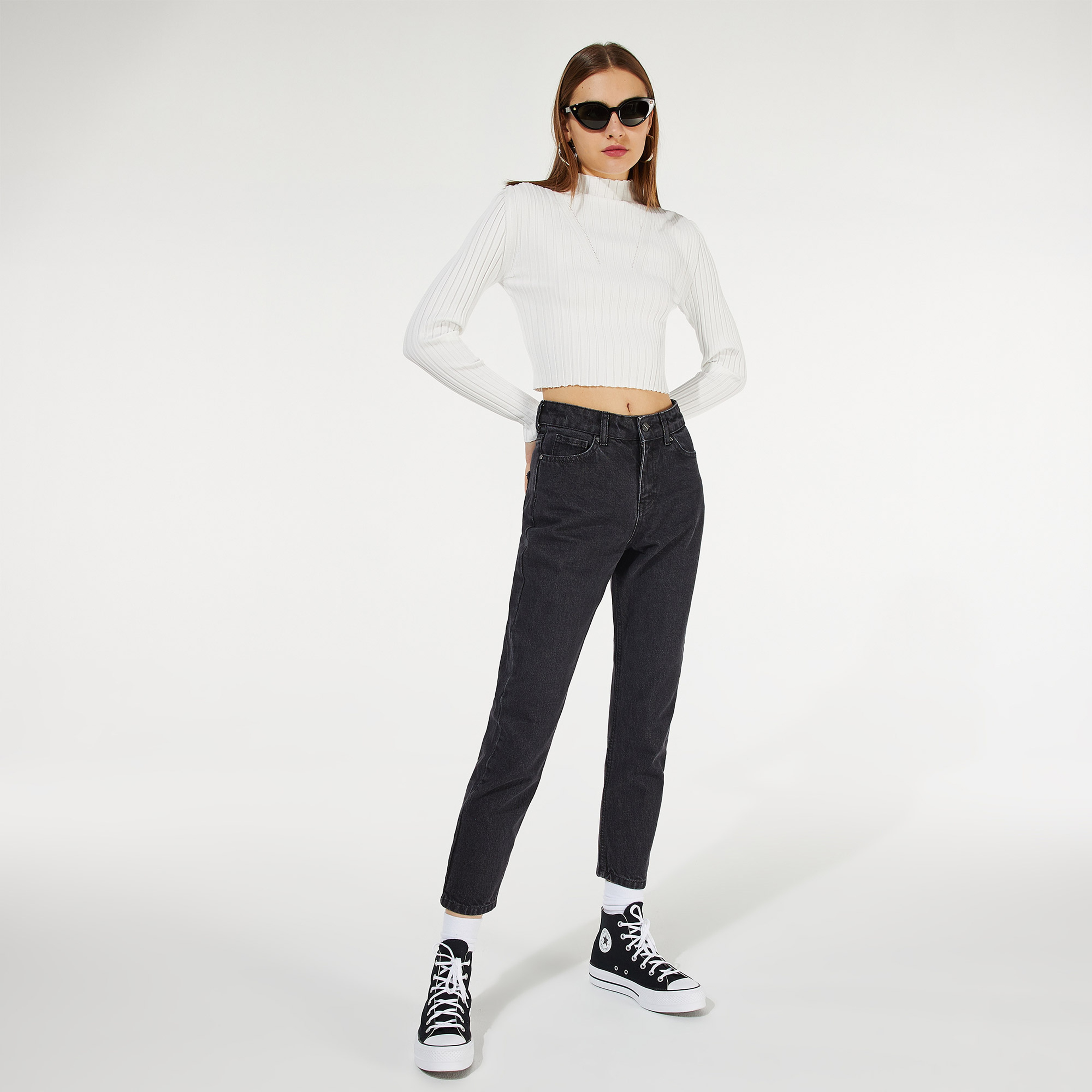 Cotier Ravello Denim Kadın Antrasit Pantolon